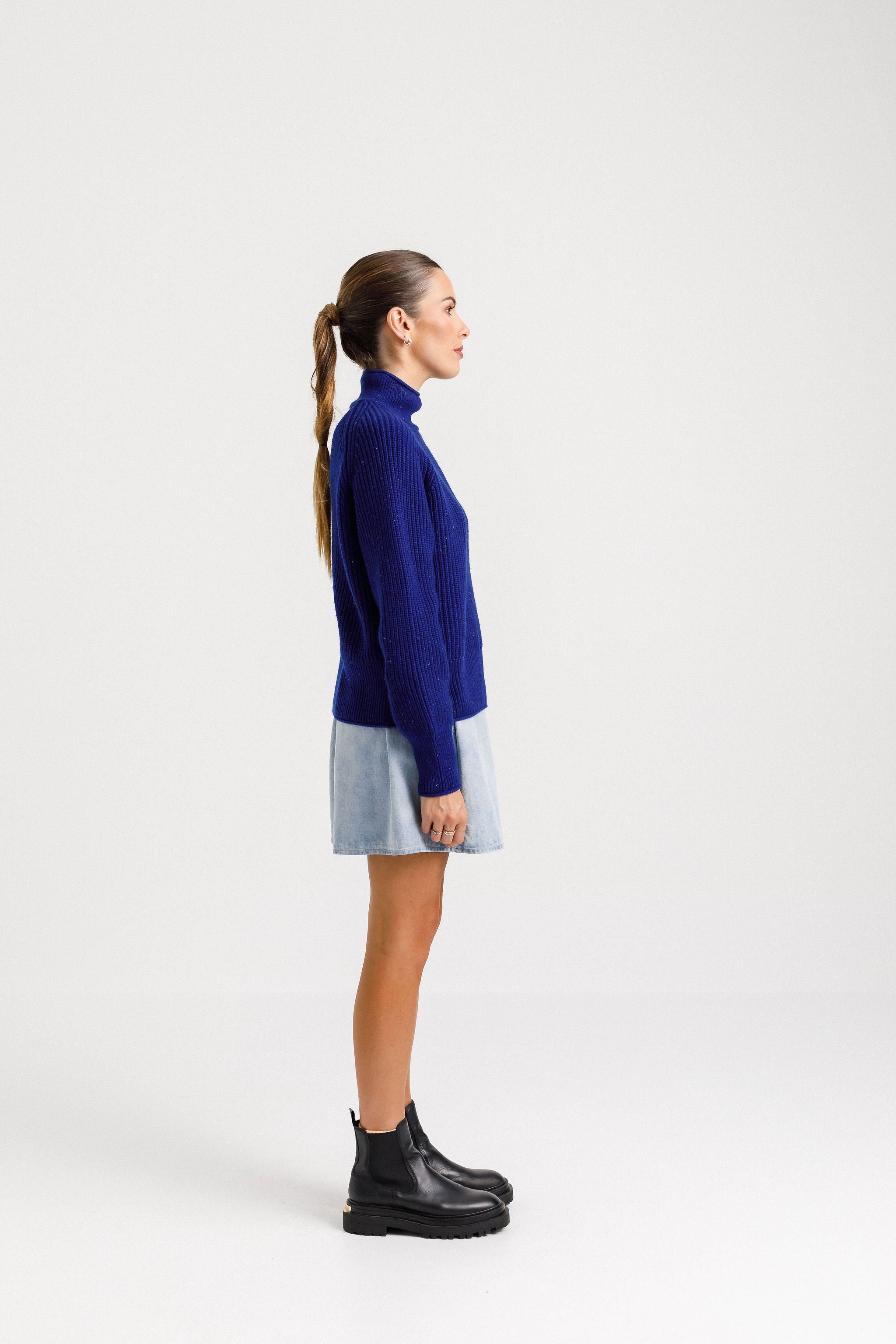 Flick Emily Jumper - Navy