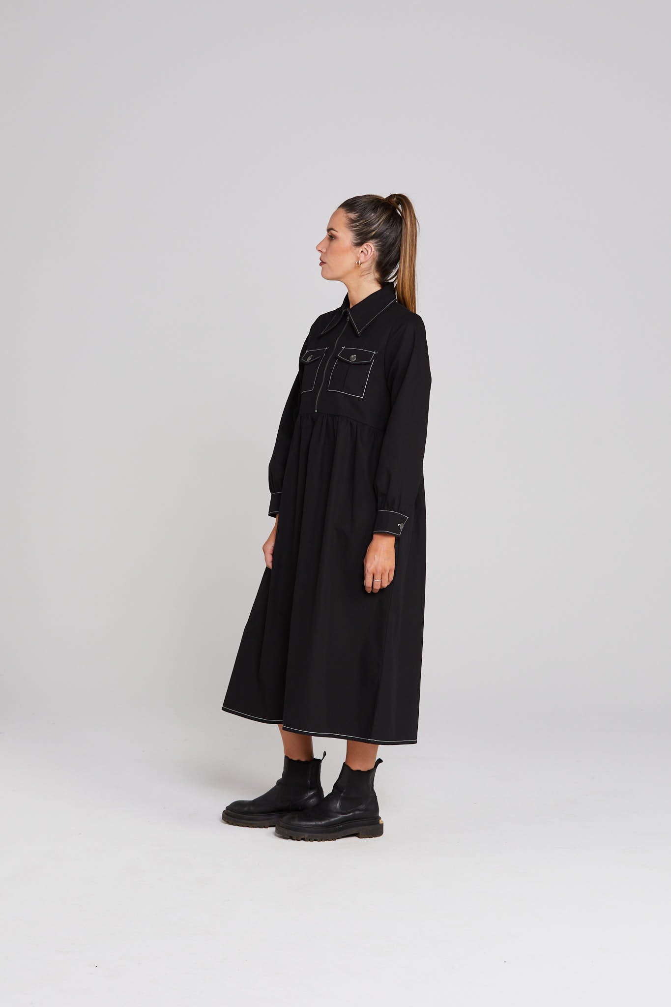 Delphi Dress - Black
