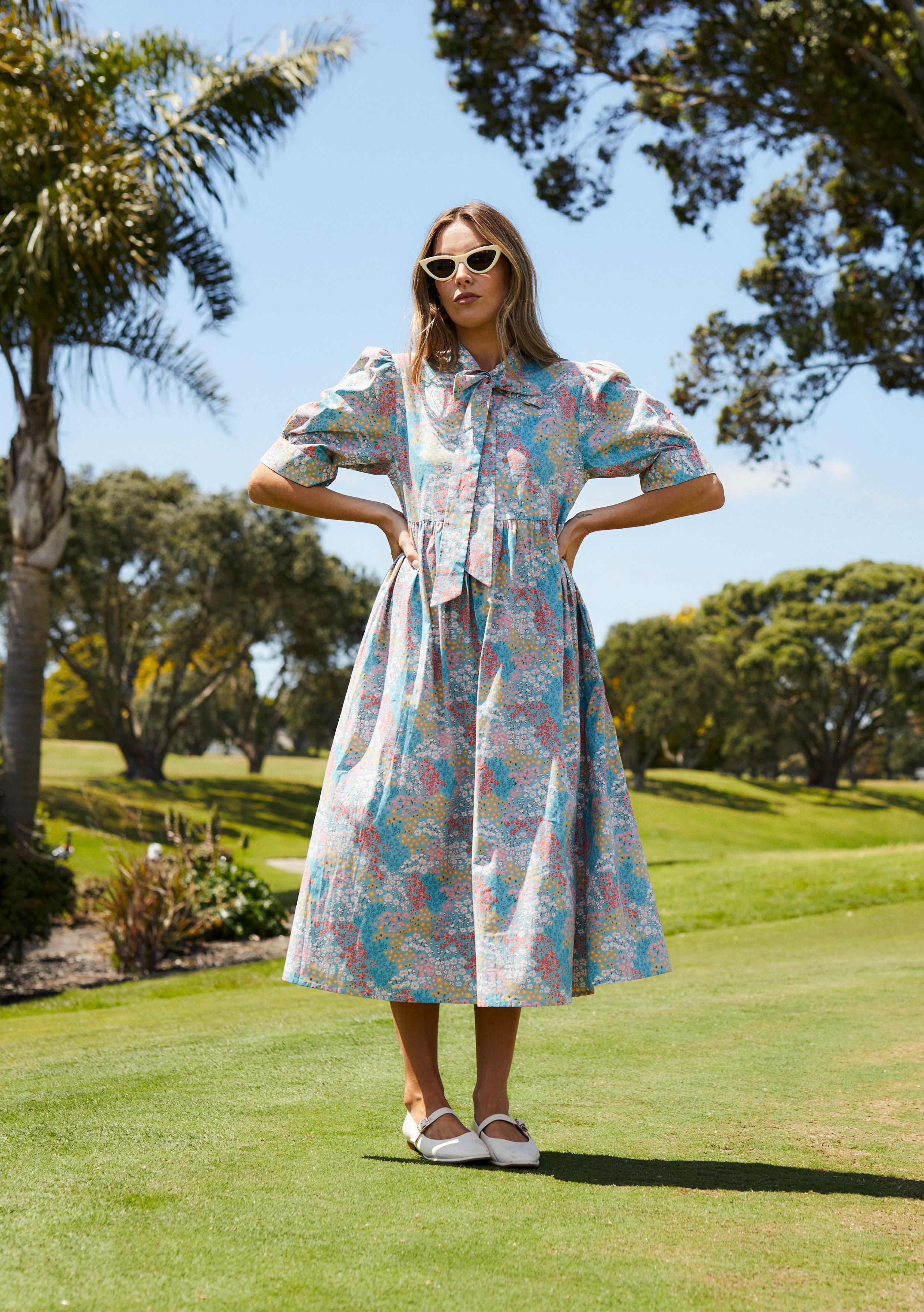 Nightfall Dress - Floral Frenzy