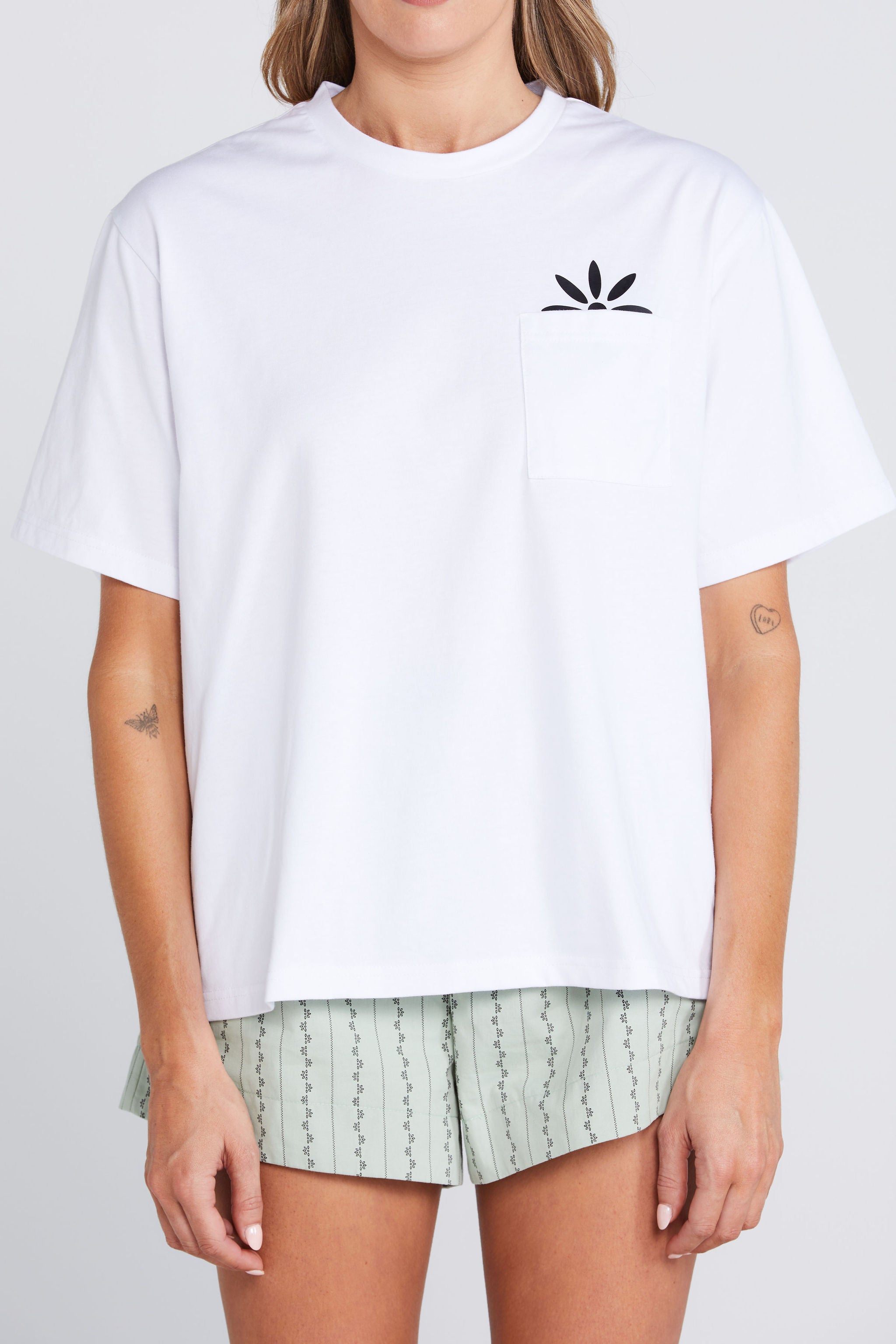 Daydream Tee - White Petal