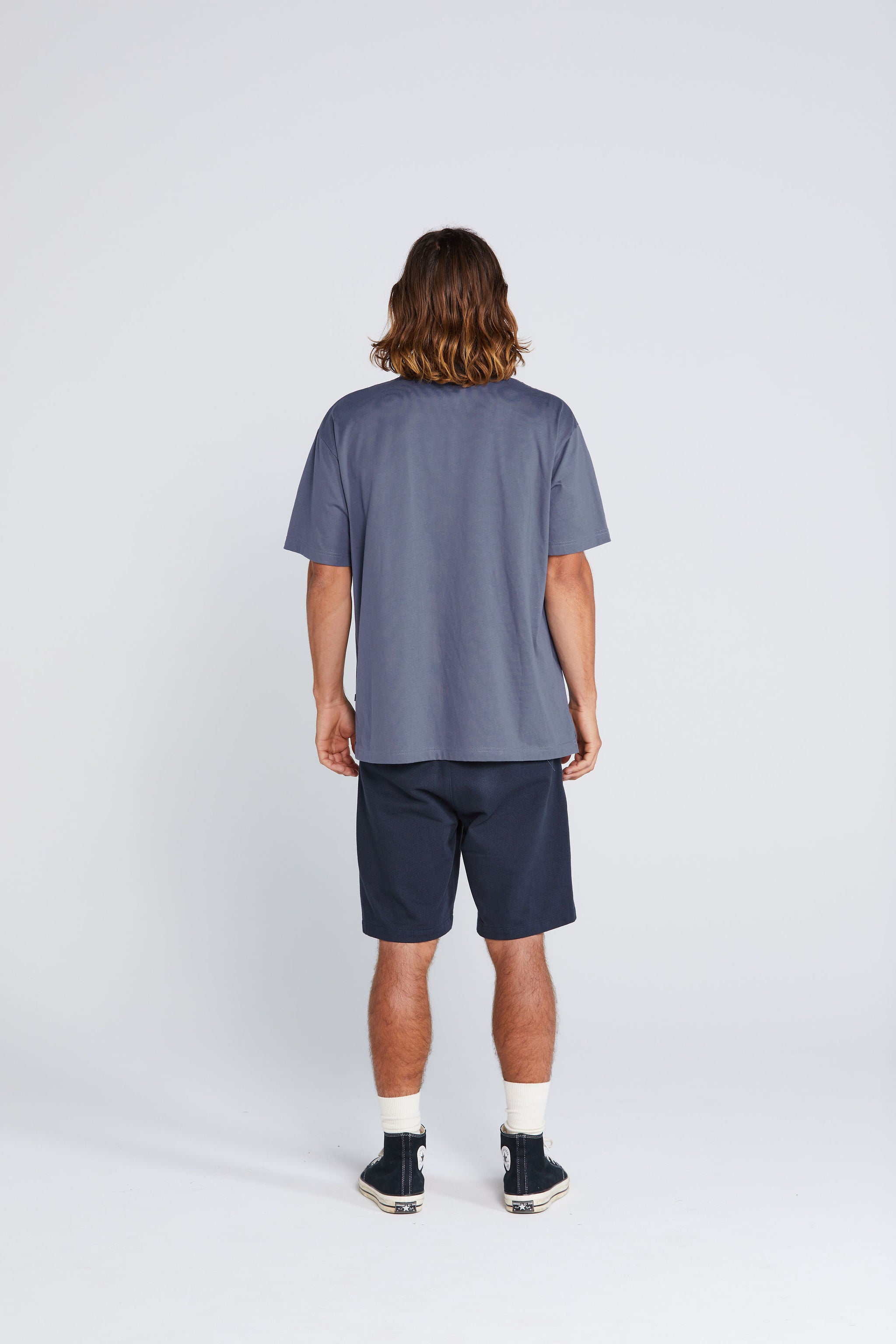 Coming Soon - Stride Tee - Slate Blue Thing