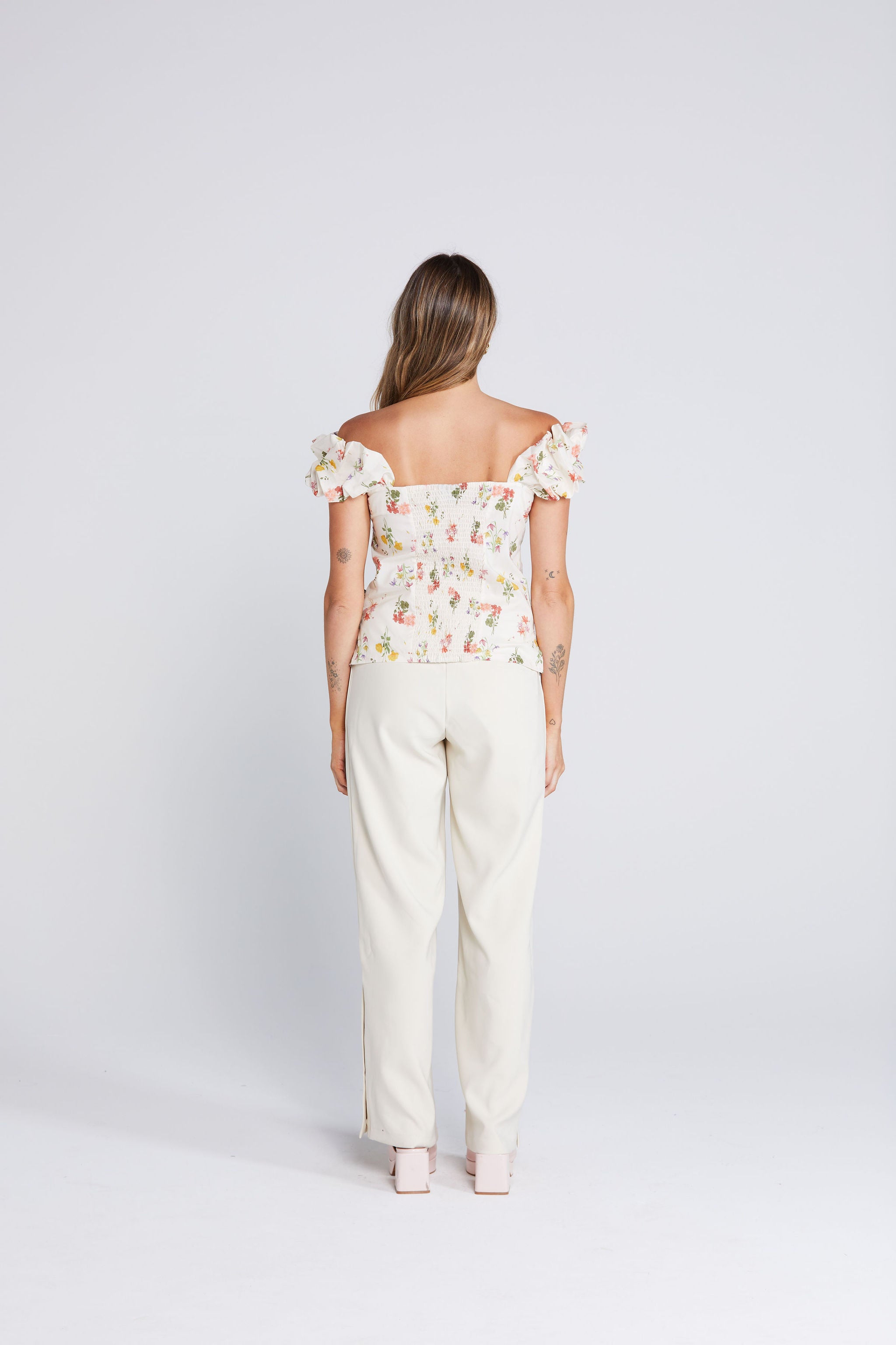 Ruffle Singlet - Summer Haven