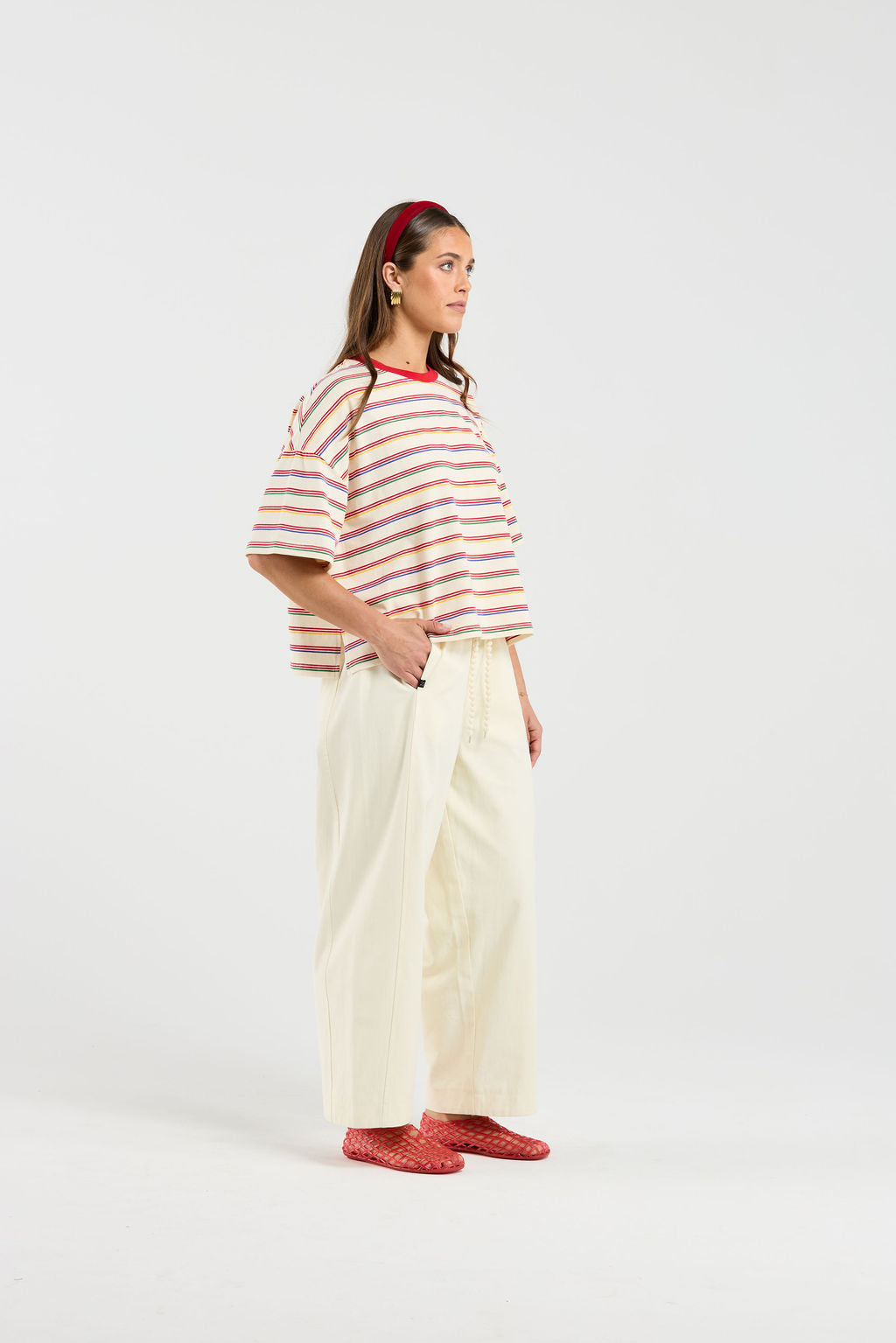 Hangtime Tee - Primary Pop