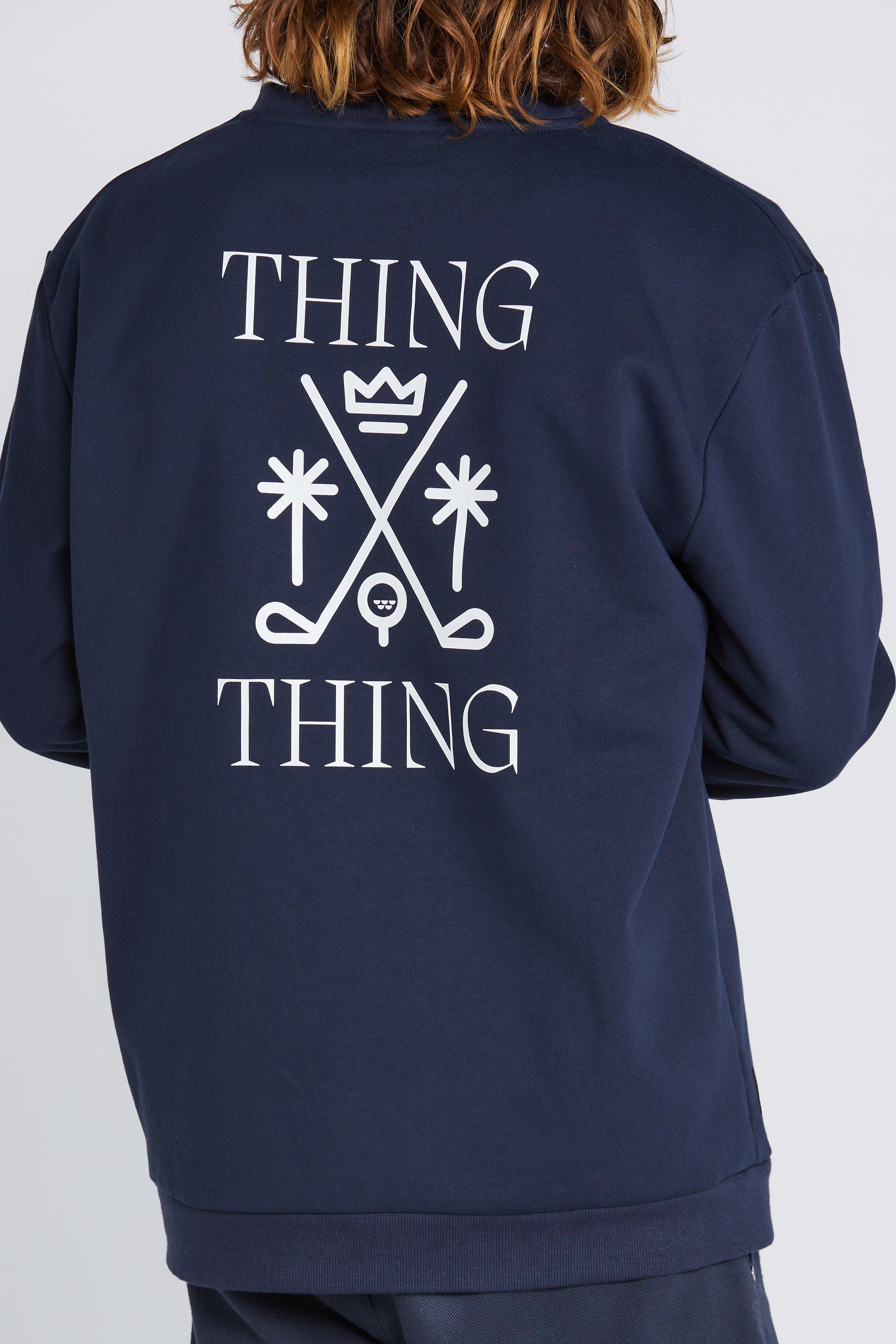 Coming Soon - Crew Jumper - Deep Navy Golf Thing