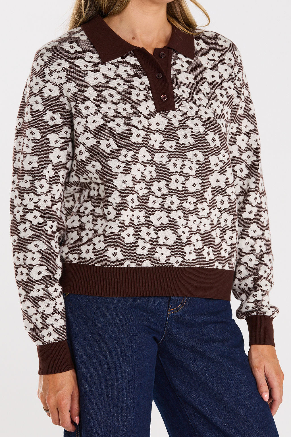 Fairplay Jumper - Choc Ripple