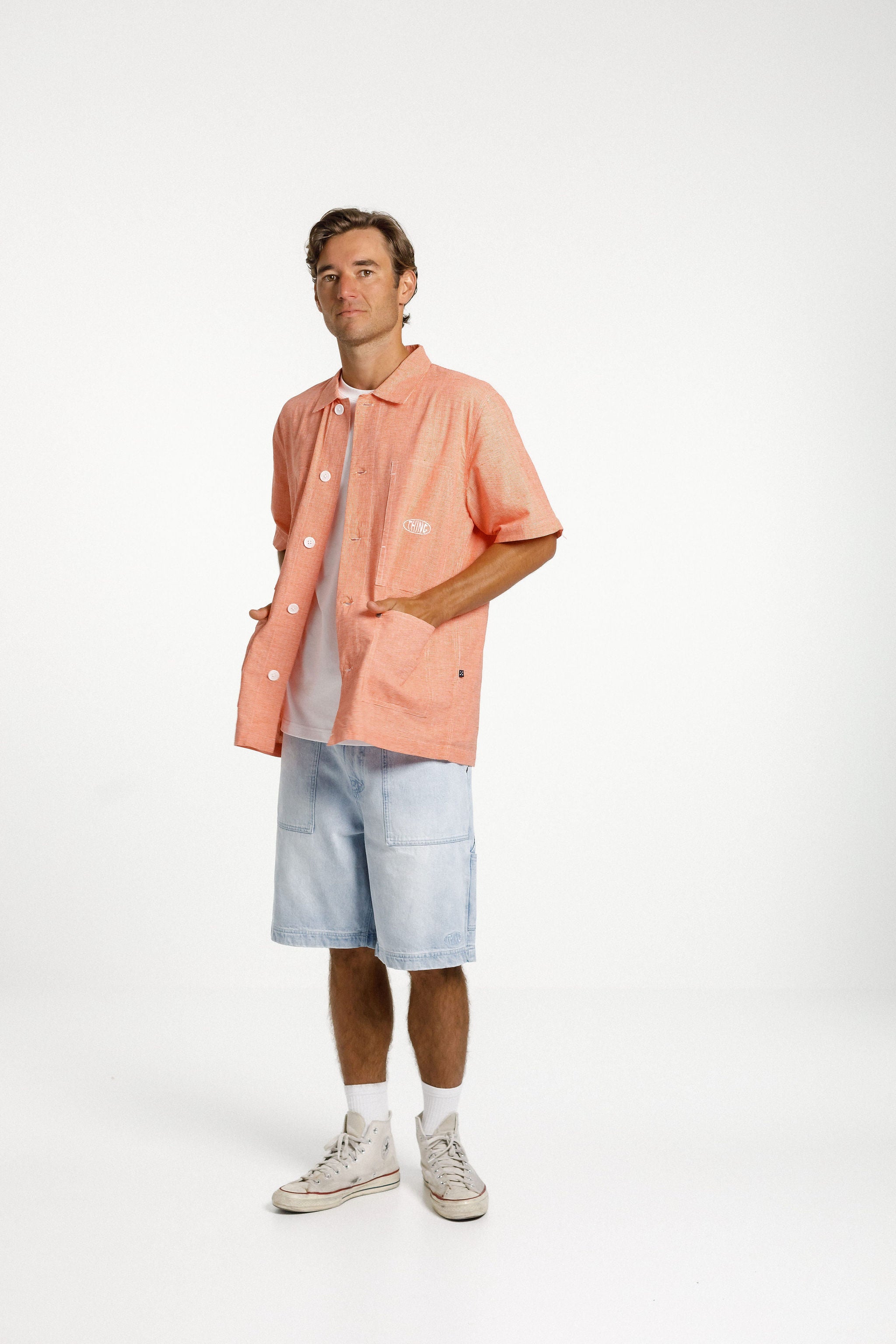 Short Sleeve Lomax Shirt - Fanta