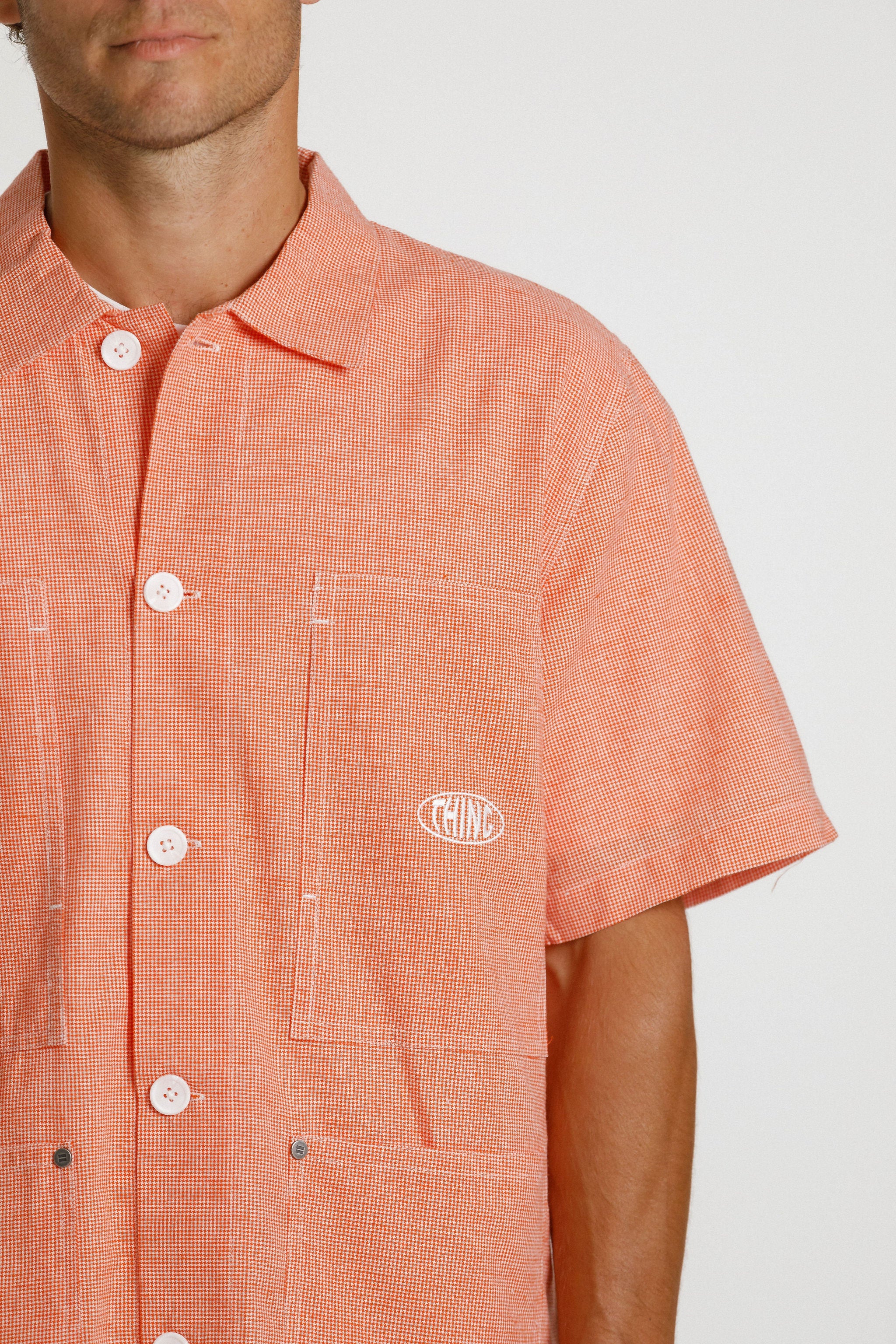 Short Sleeve Lomax Shirt - Fanta