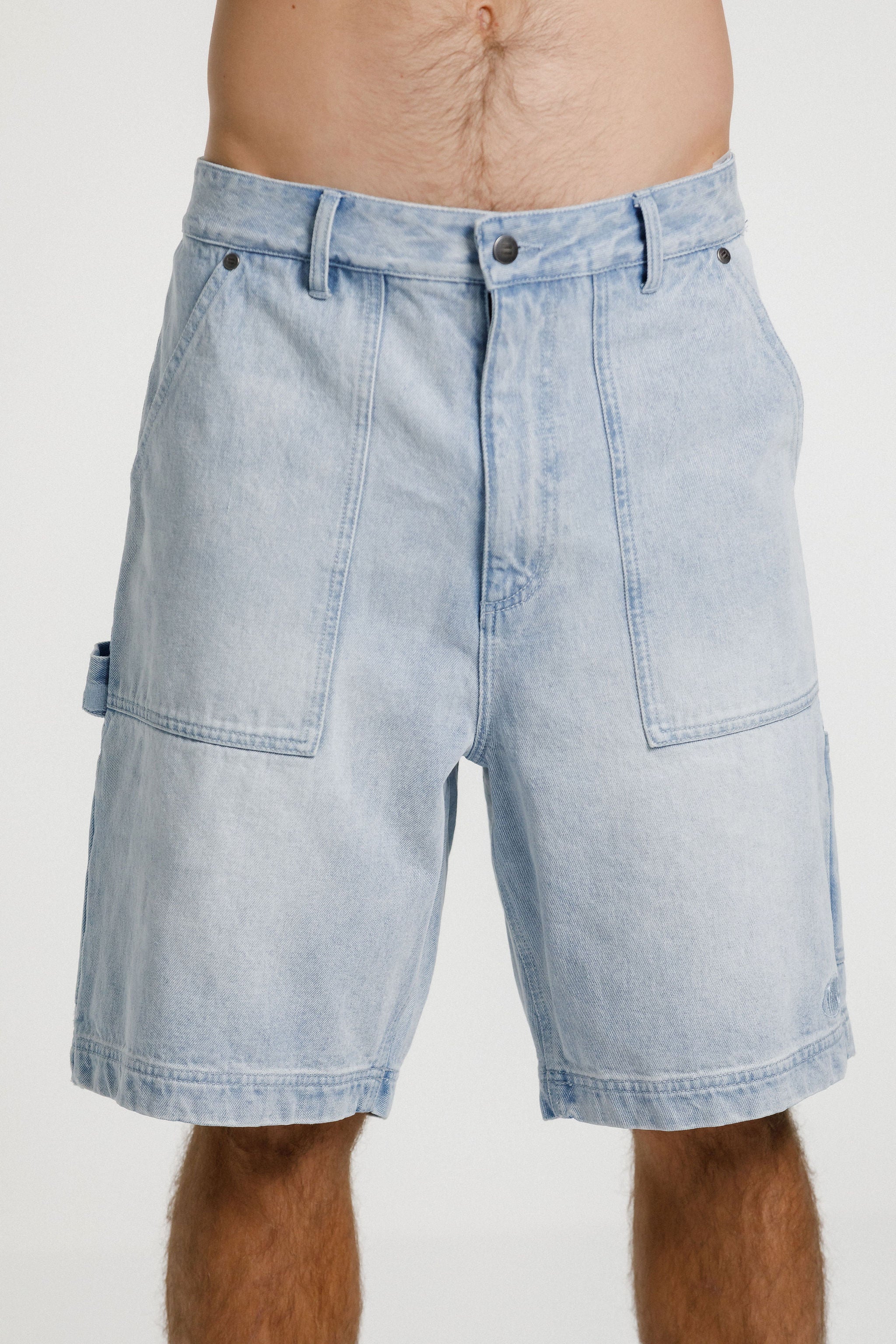 Chore Short - Stone Wash Denim