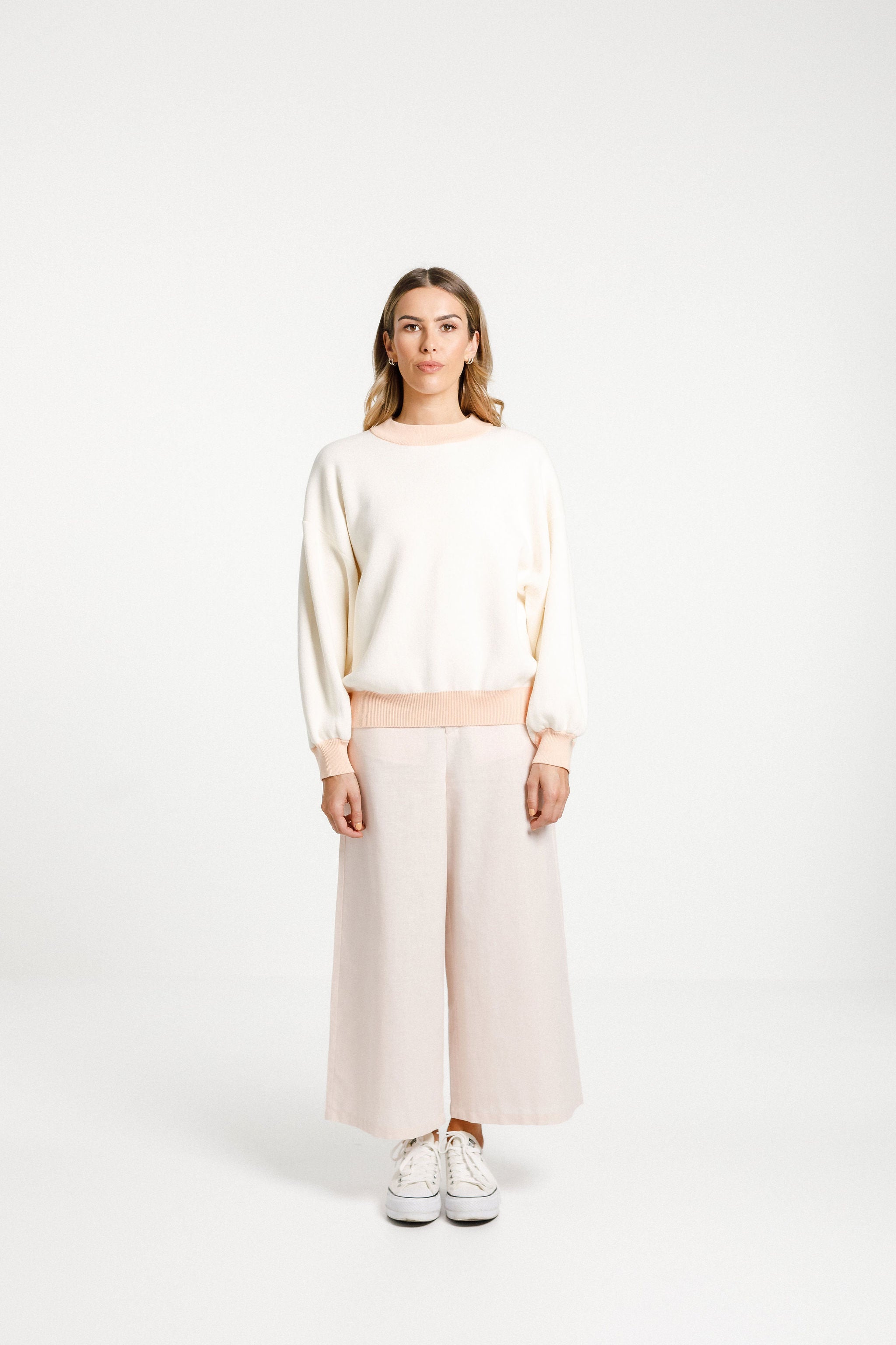 Cotton Cleo Jumper - Sale - Peachy Milk