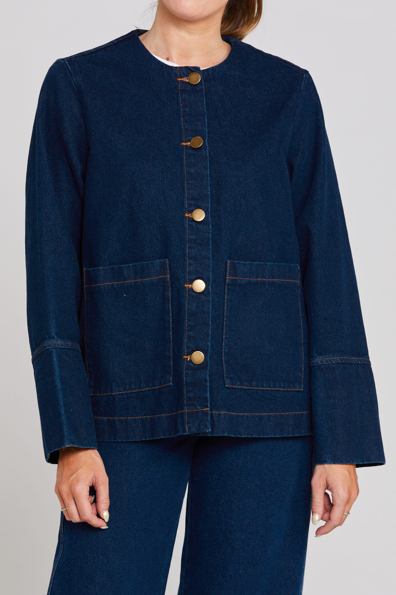 Embark Shacket - Indigo Denim