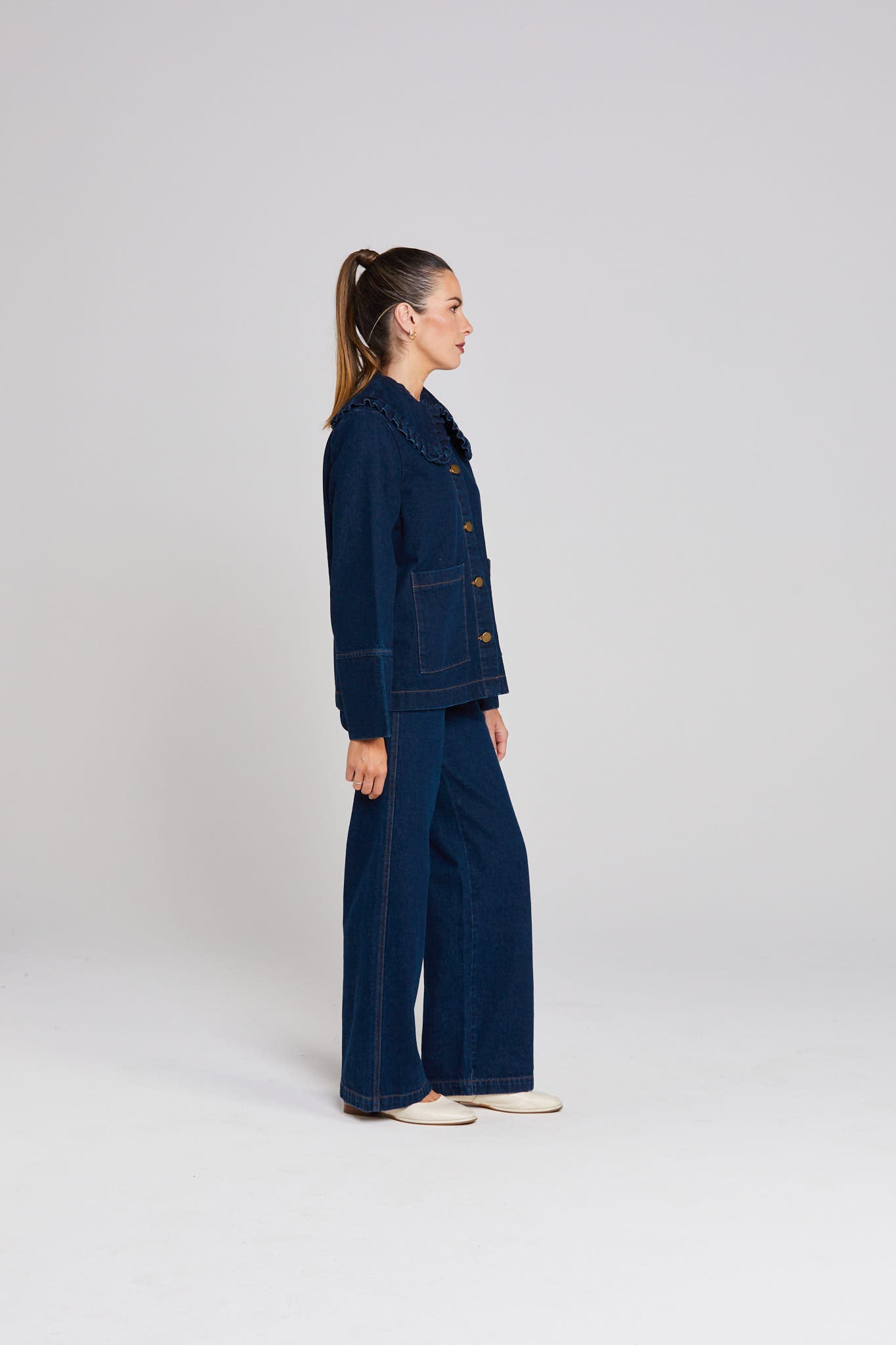 Embark Shacket - Indigo Denim
