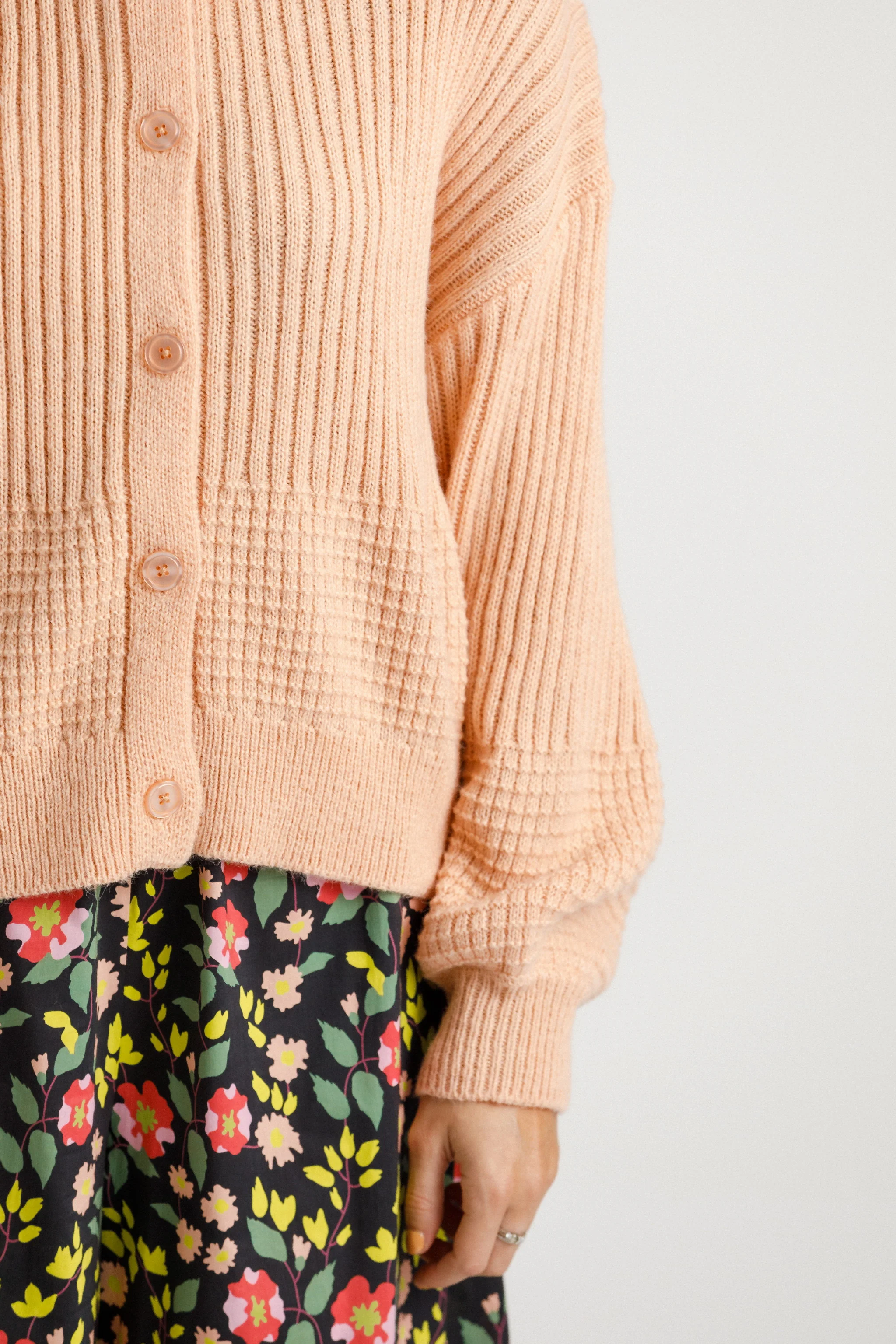 Sizzle Cleo Cardigan - Peach