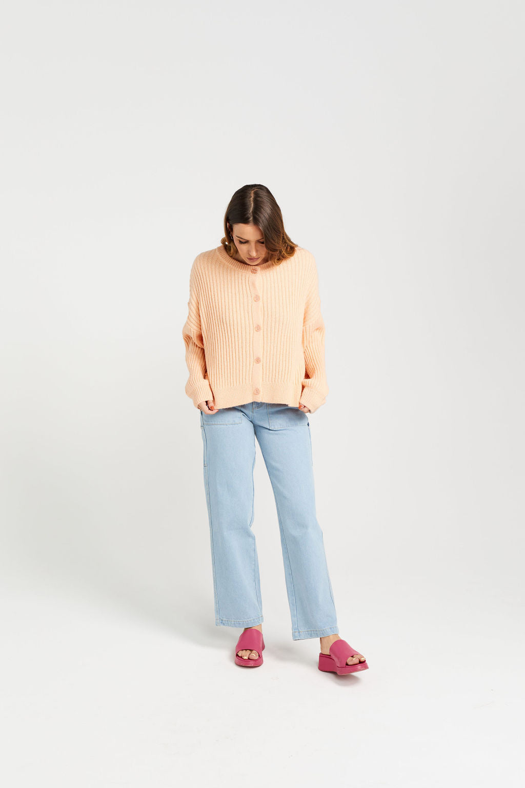 Flo Cardigan - Peach