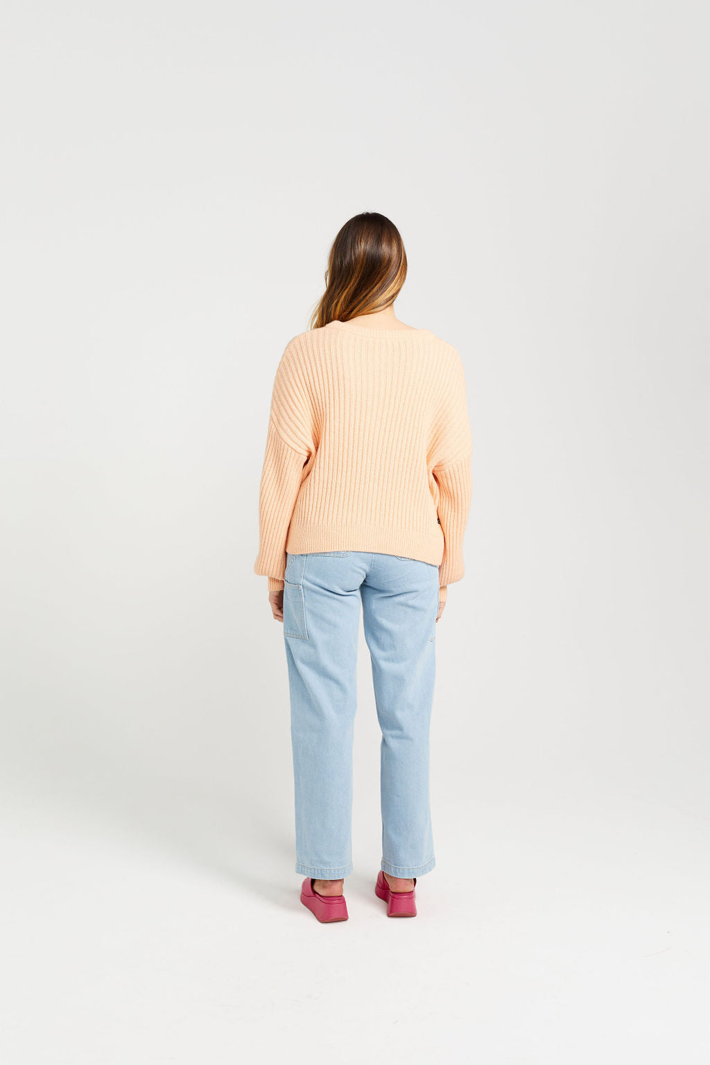 Flo Cardigan - Peach