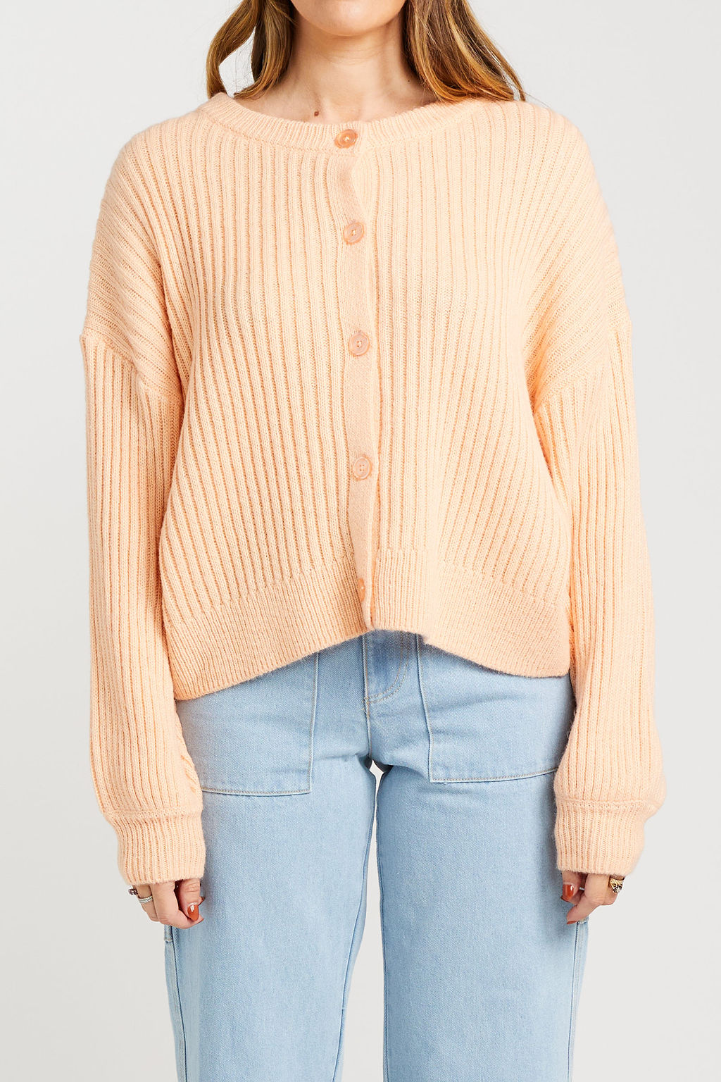 Flo Cardigan - Peach