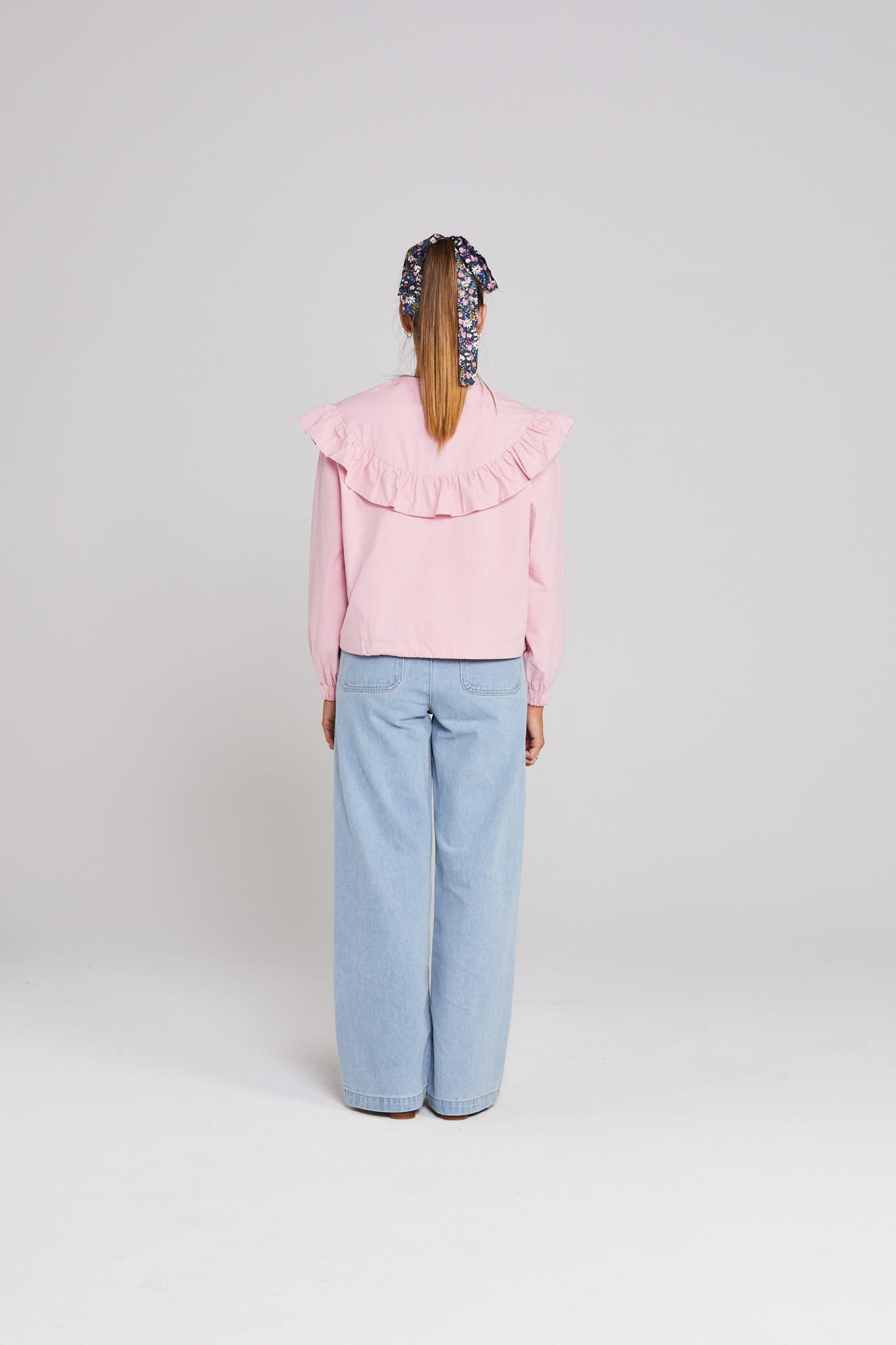 Flounce Jacket - Soft Pink