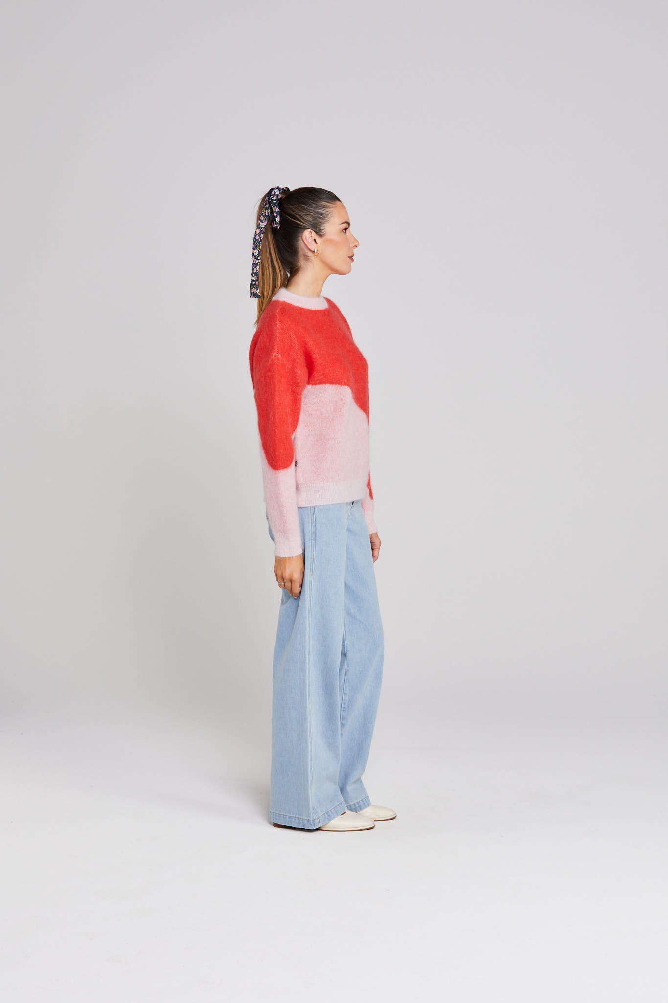 Split Jumper - Pinky Tomato