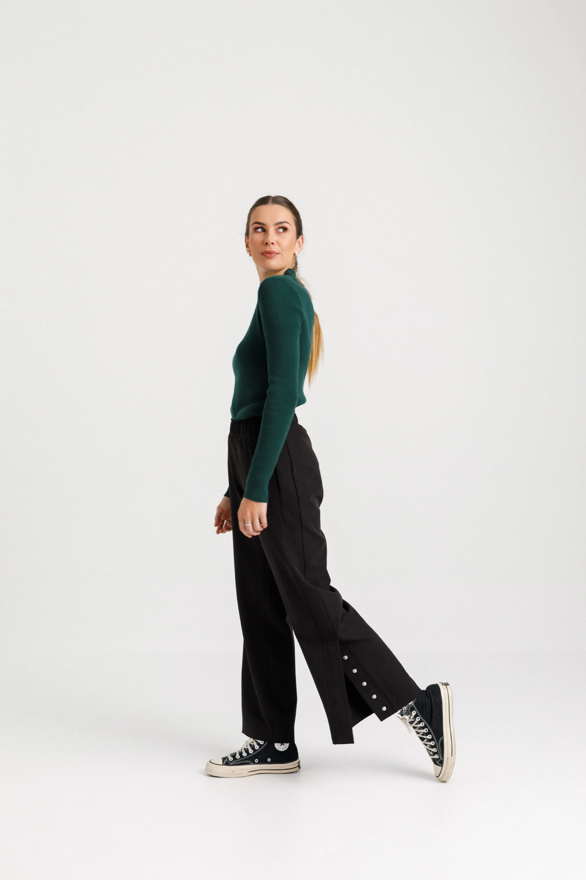 Snappie Pant - Black