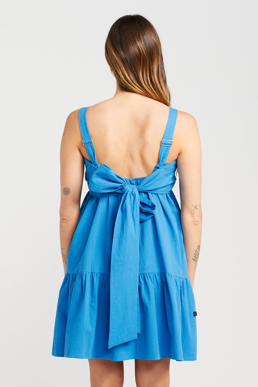 Zigged Dress - Marine