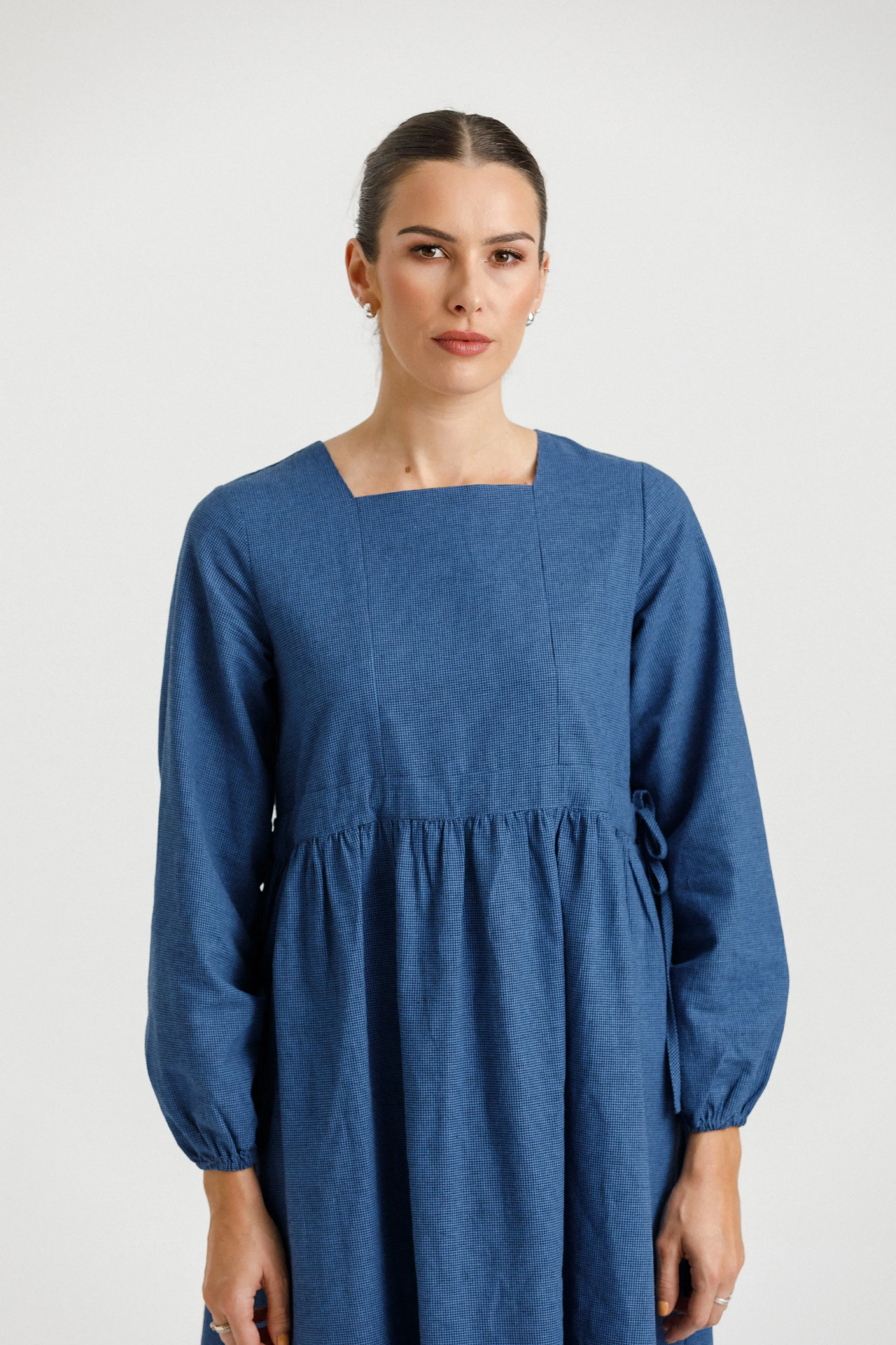 Nellie Dress - Night Blue