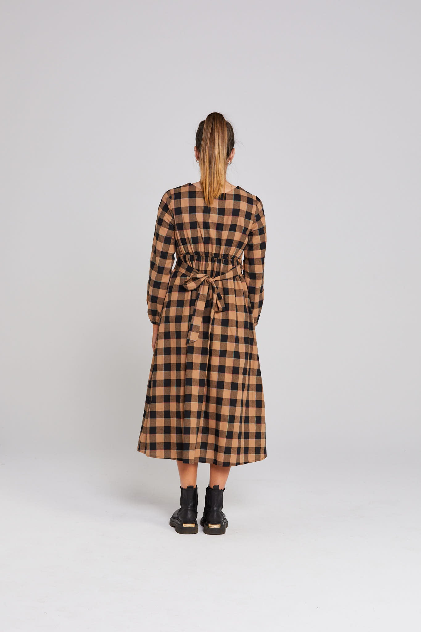 Pippo Dress - Cocoa Check