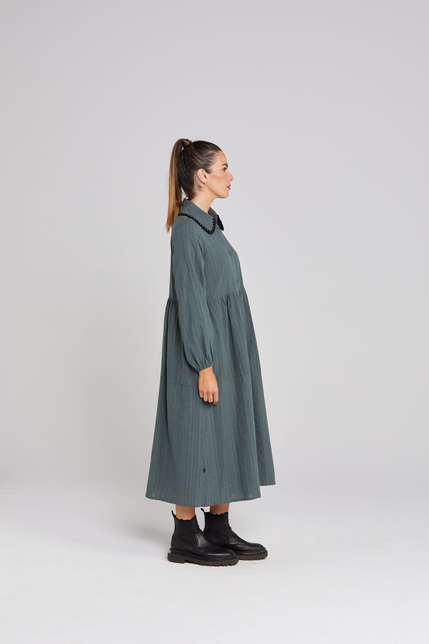 Aliya Dress - Shadewood