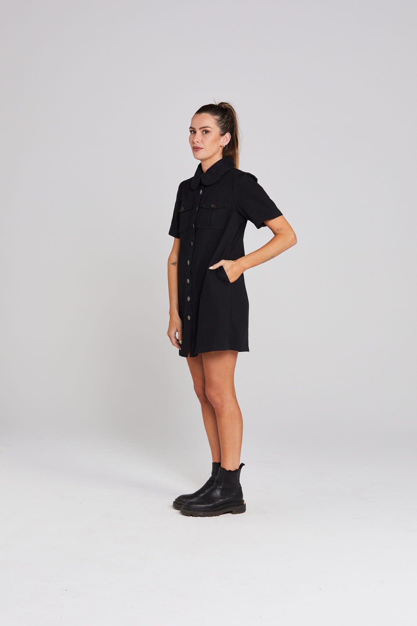 Utility Dress - Black