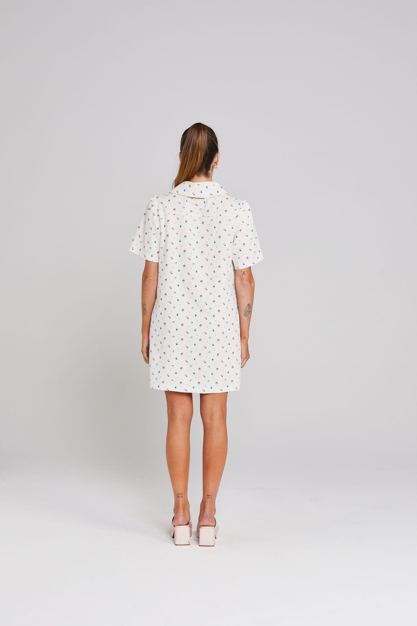 Utility Dress - Rose Garden