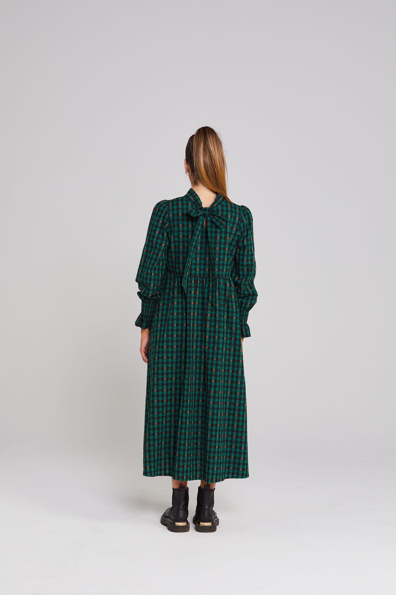 Joyful Dress - Petal Plaid