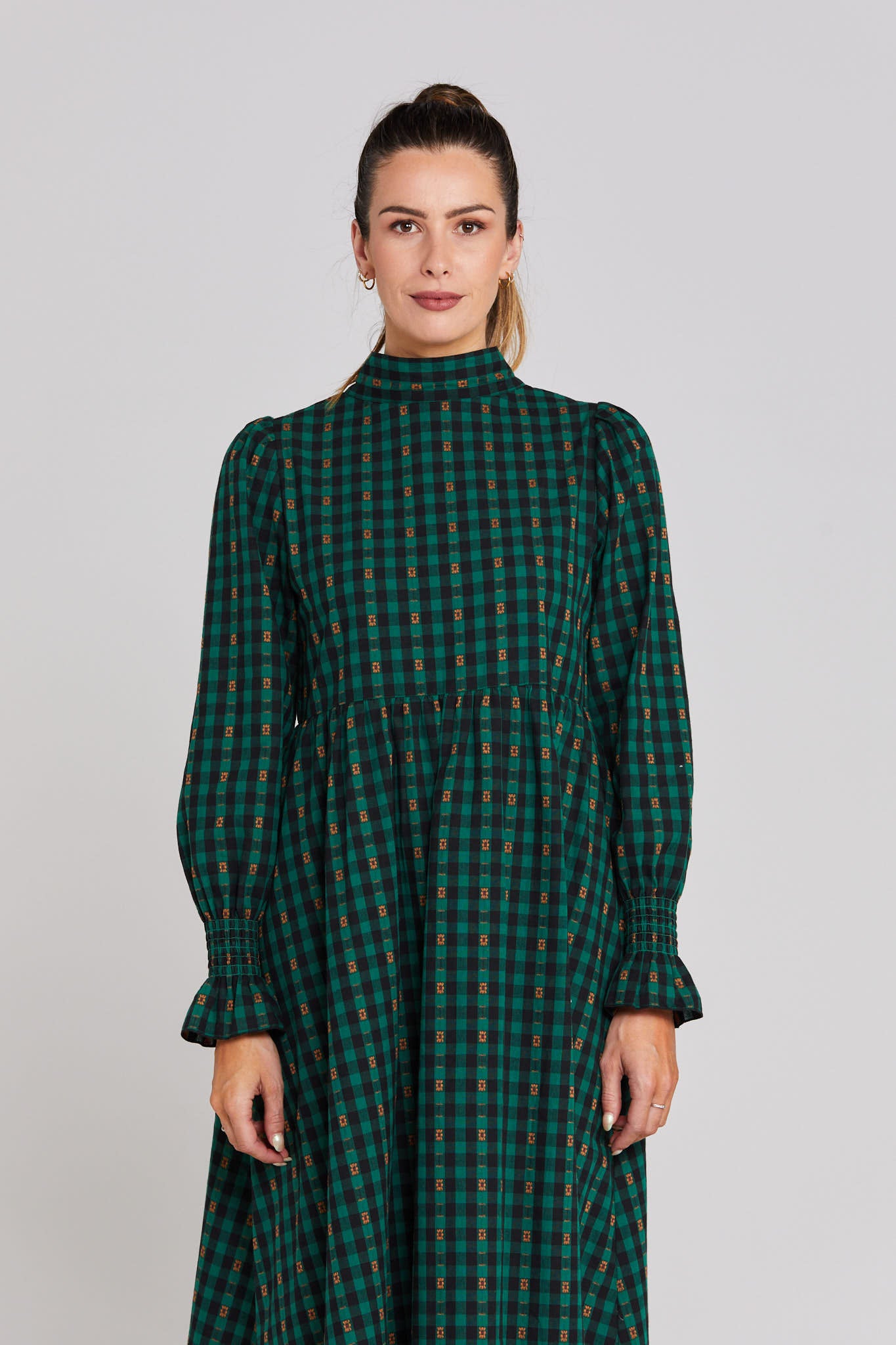 Joyful Dress - Petal Plaid
