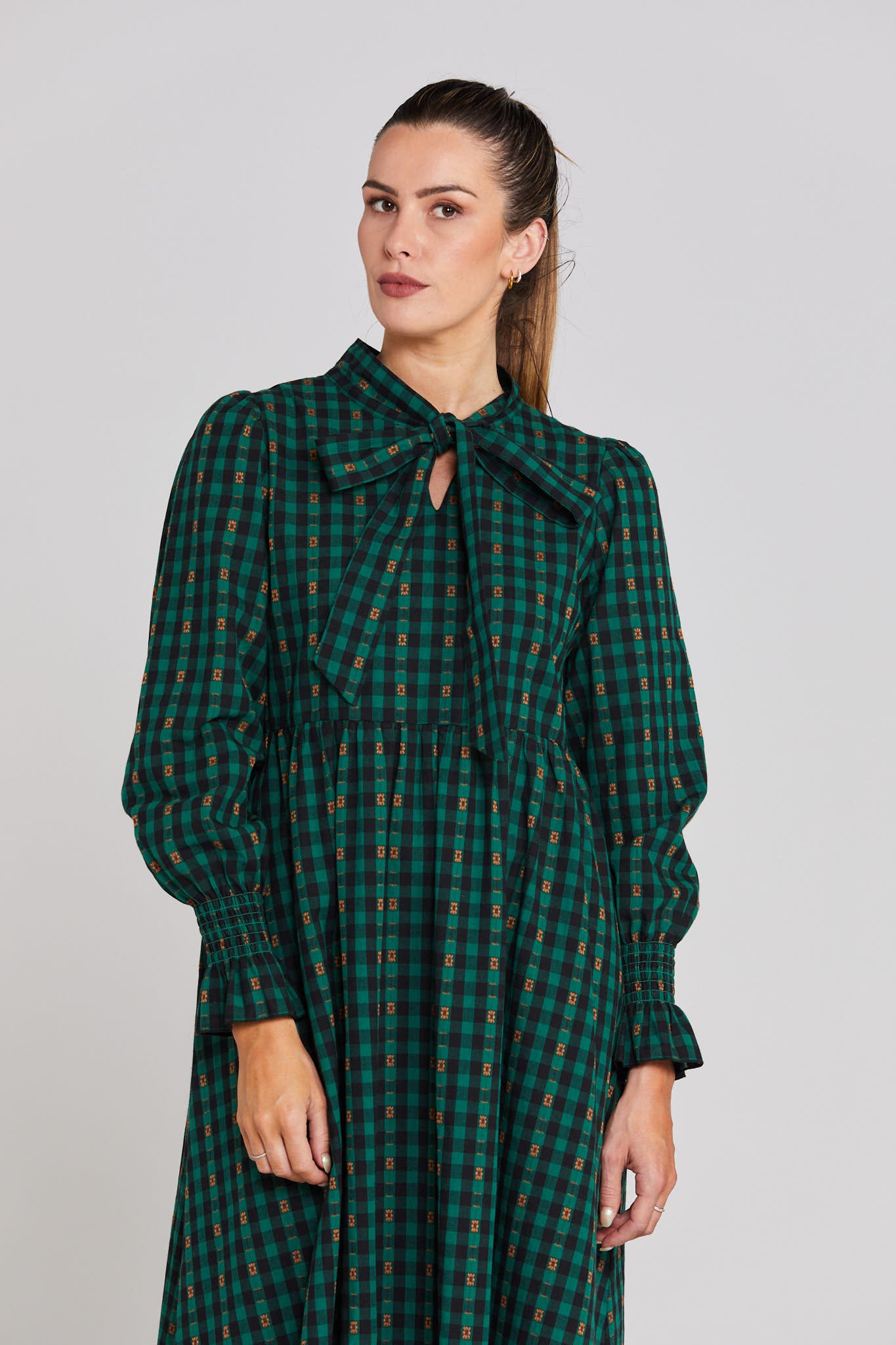 Joyful Dress - Petal Plaid