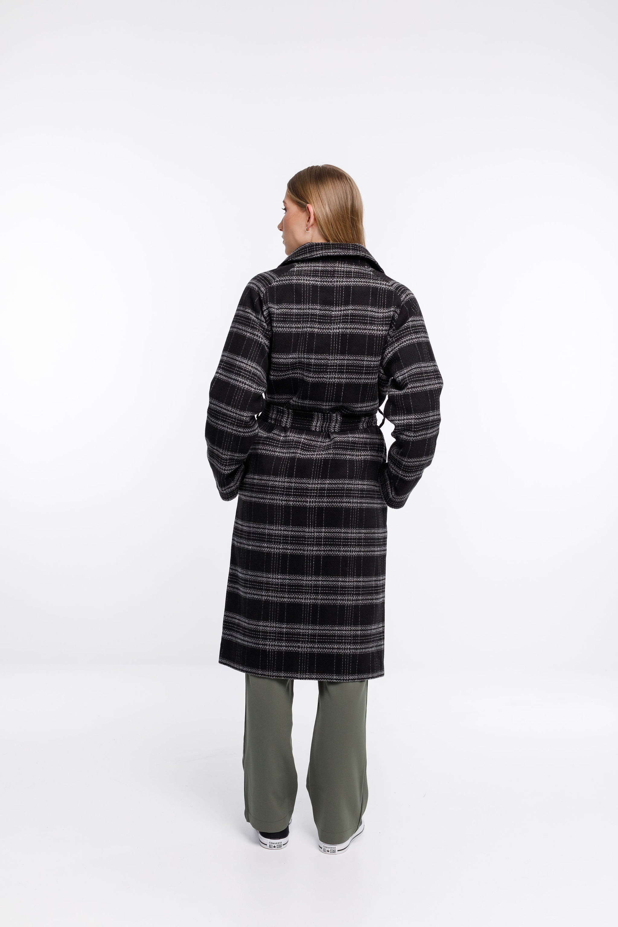 Clement Coat - Black Check