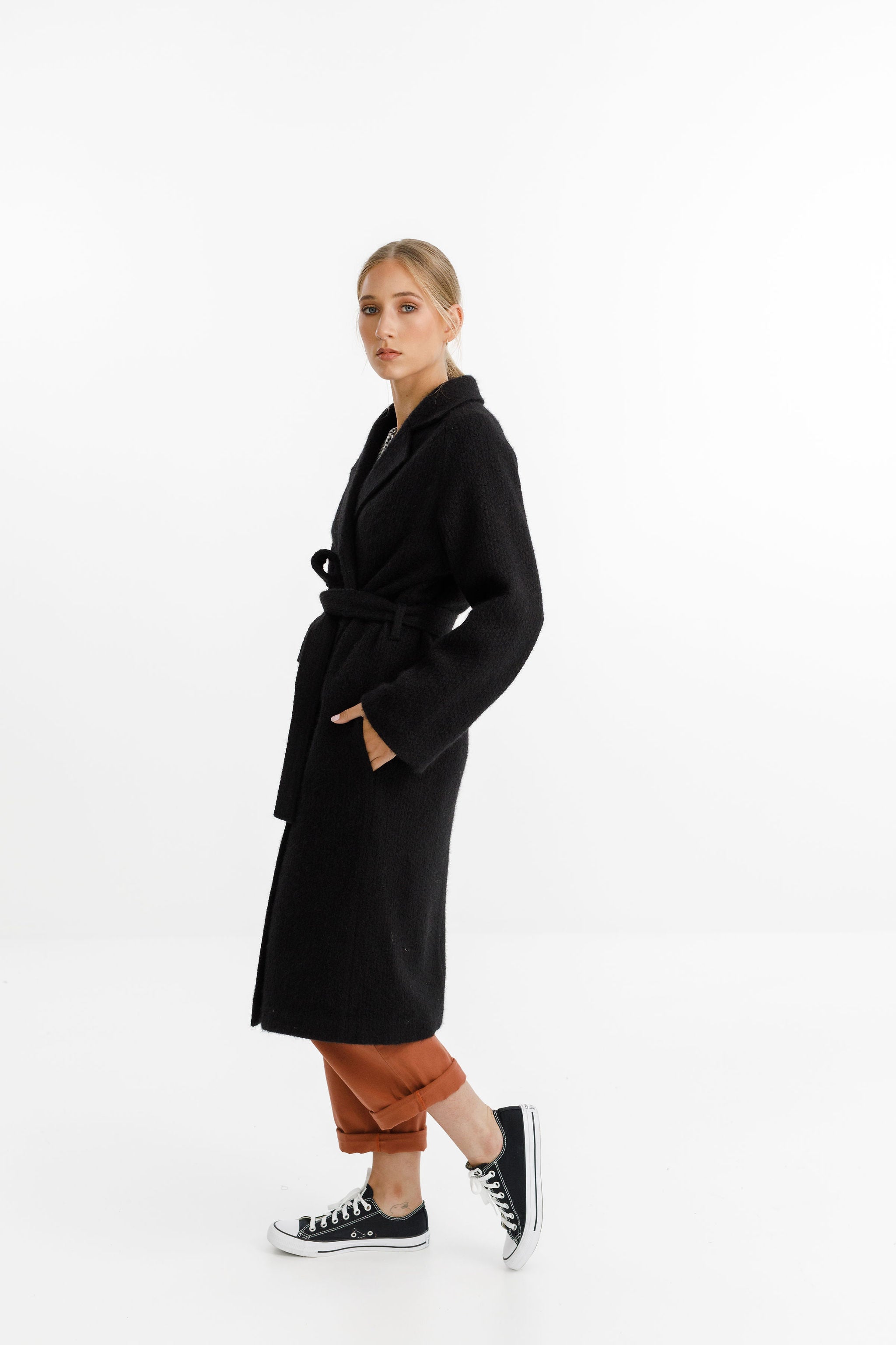 Black coat sale store