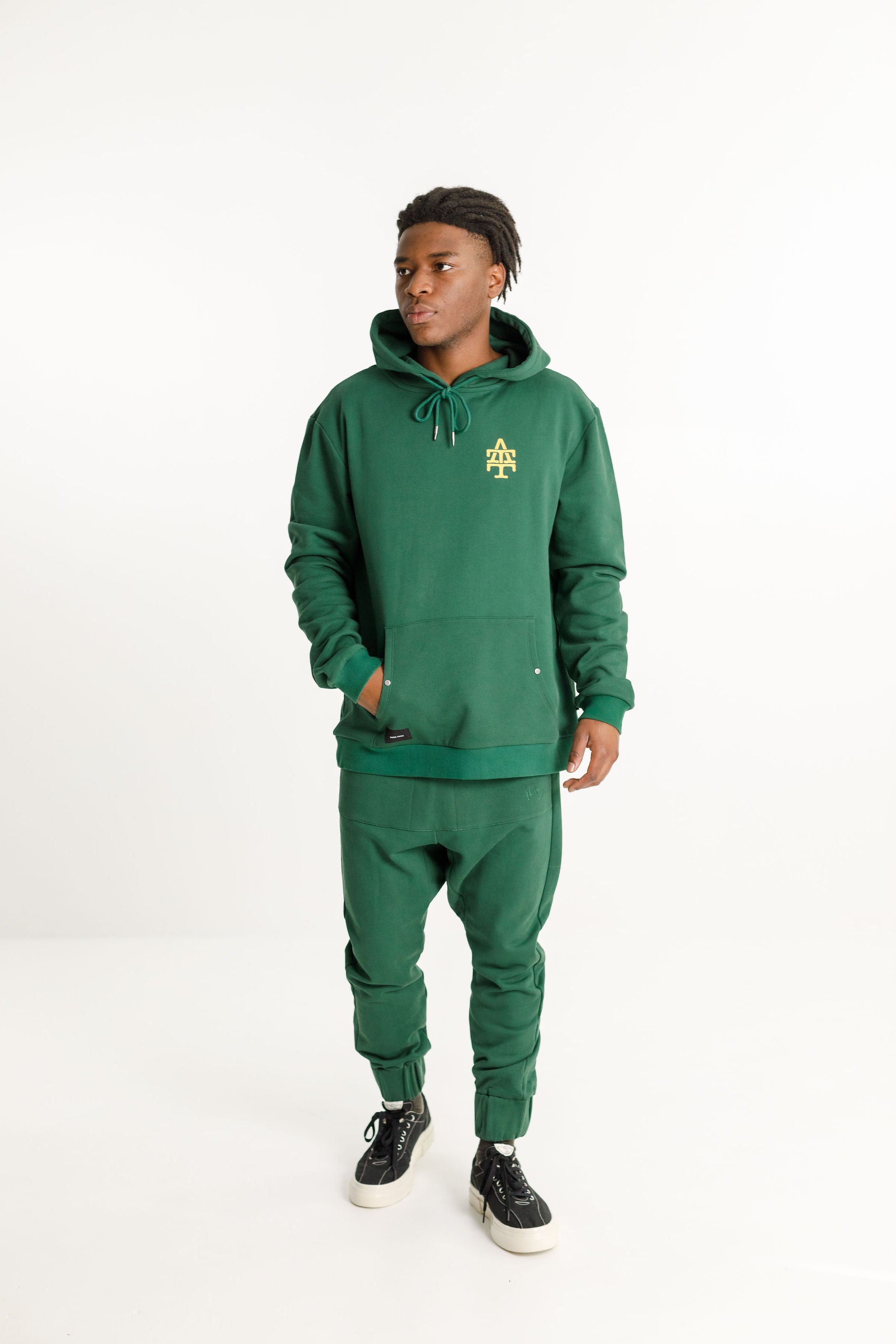Title Hood - Pine Green with ATT College Print