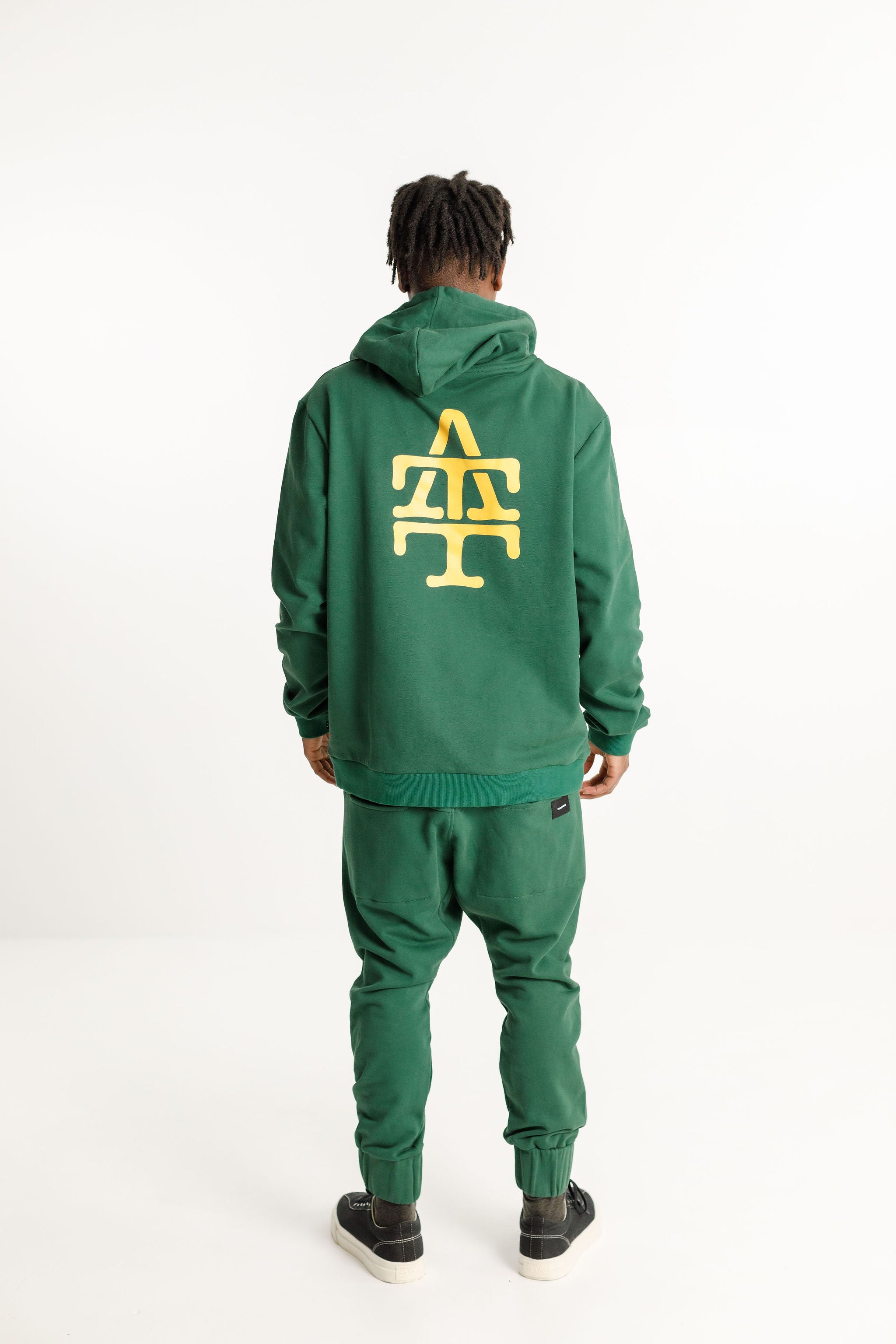 Title Hood - Pine Green with ATT College Print