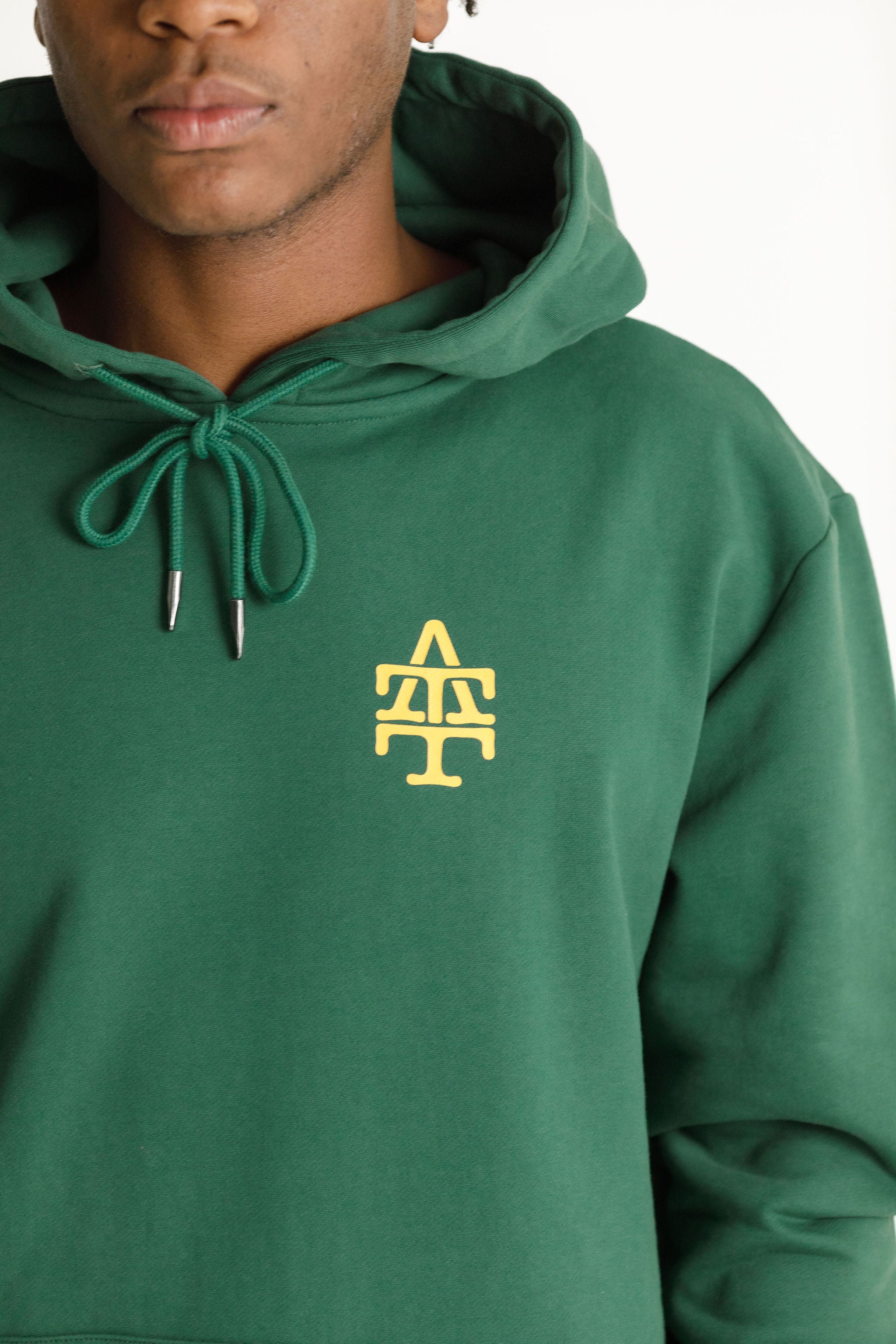 Title Hood - Pine Green with ATT College Print