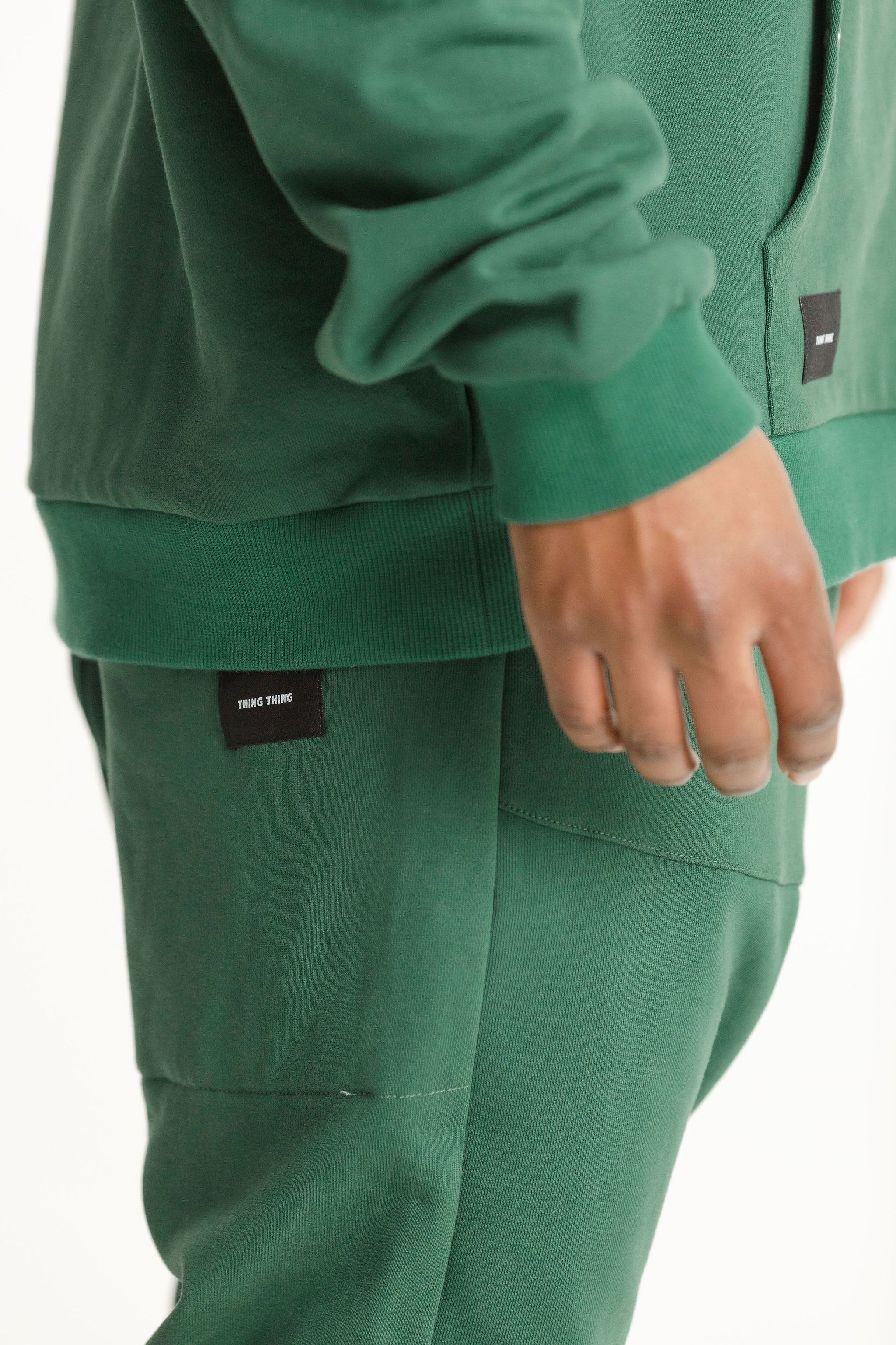 Title Hood - Pine Green with ATT College Print