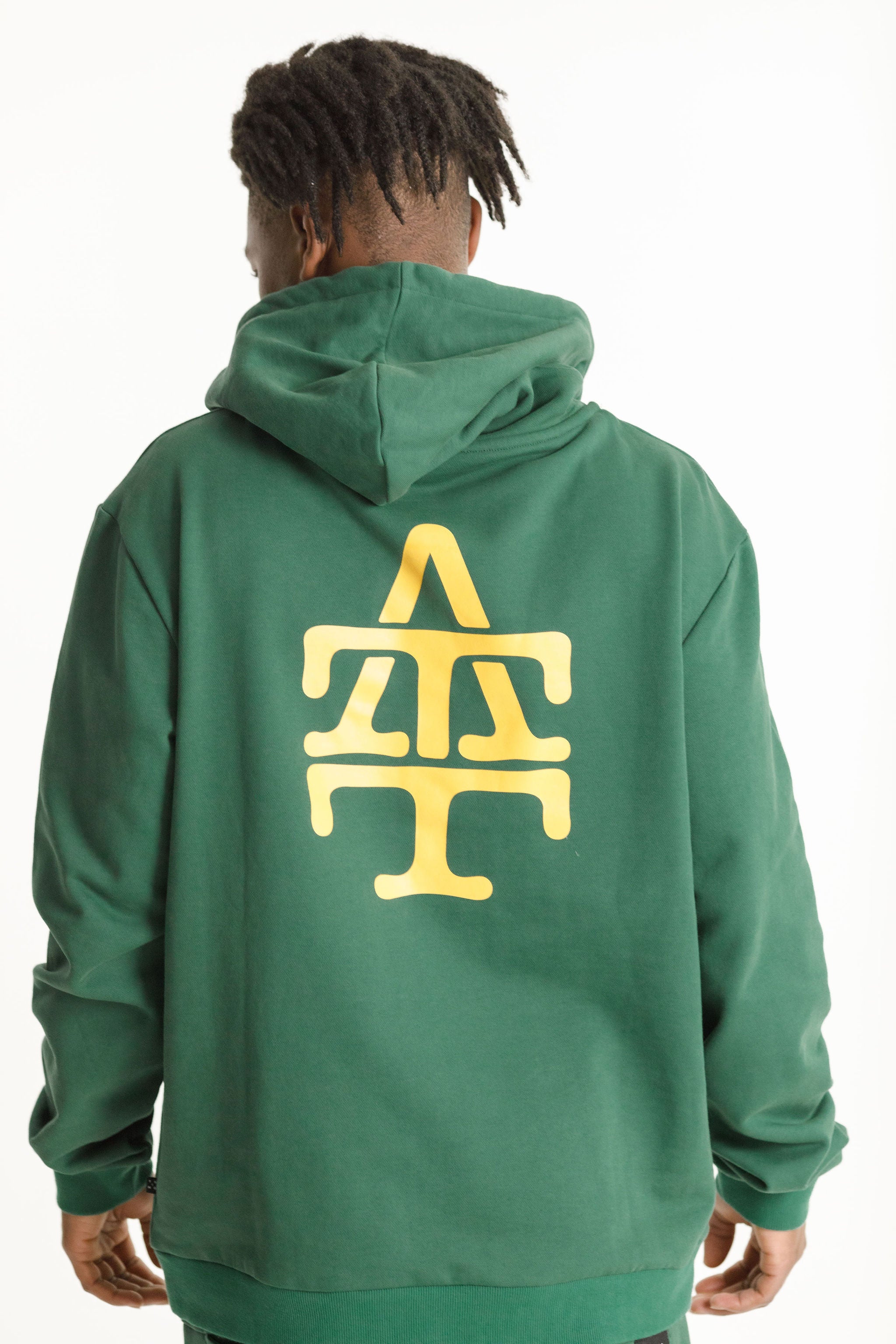 Title Hood - Pine Green with ATT College Print