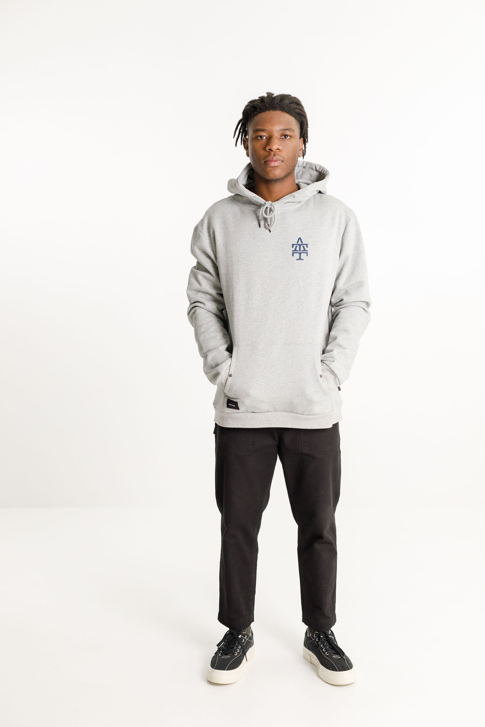 Title Hood - Grey Marle with ATT College Print