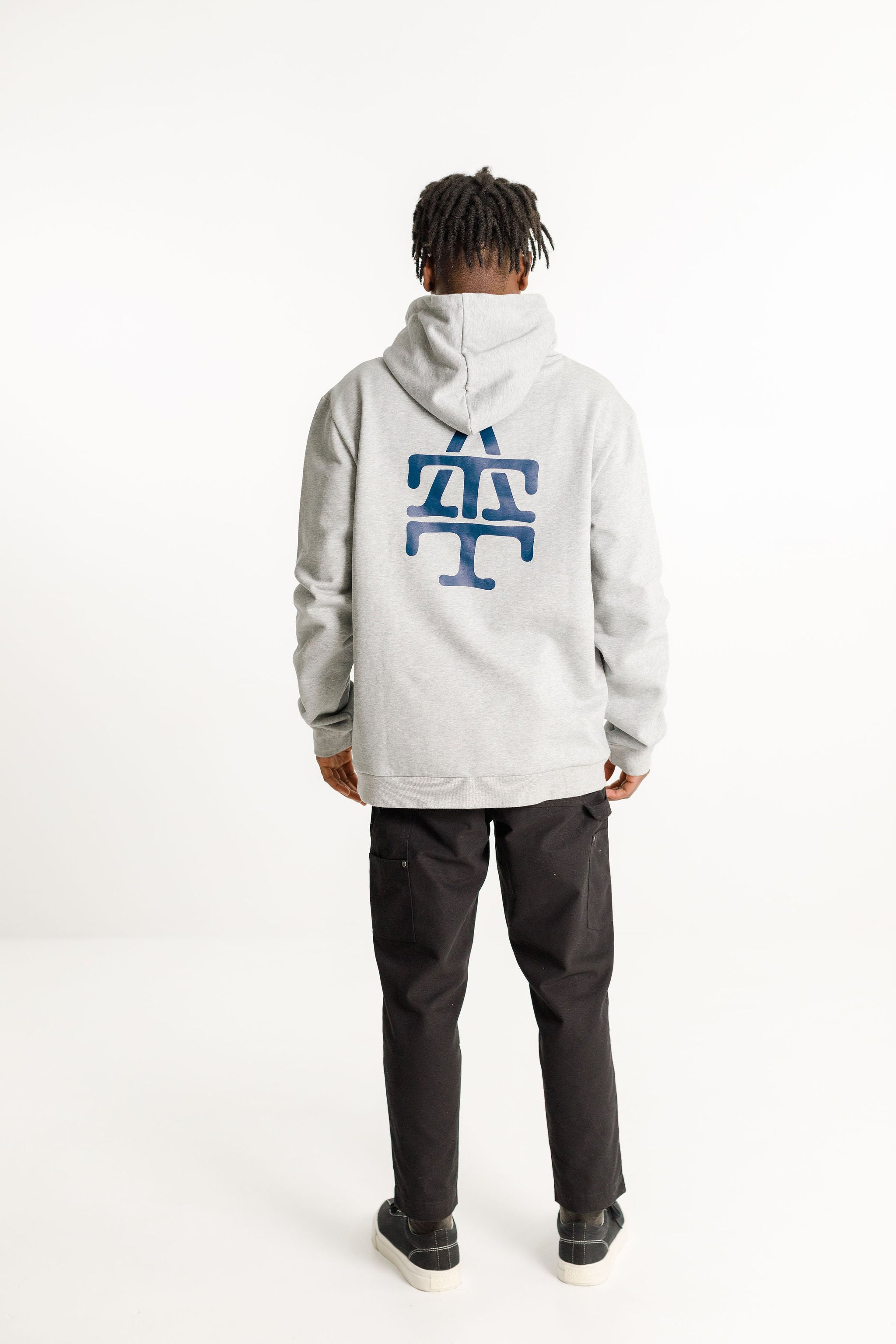 Title Hood - Grey Marle with ATT College Print