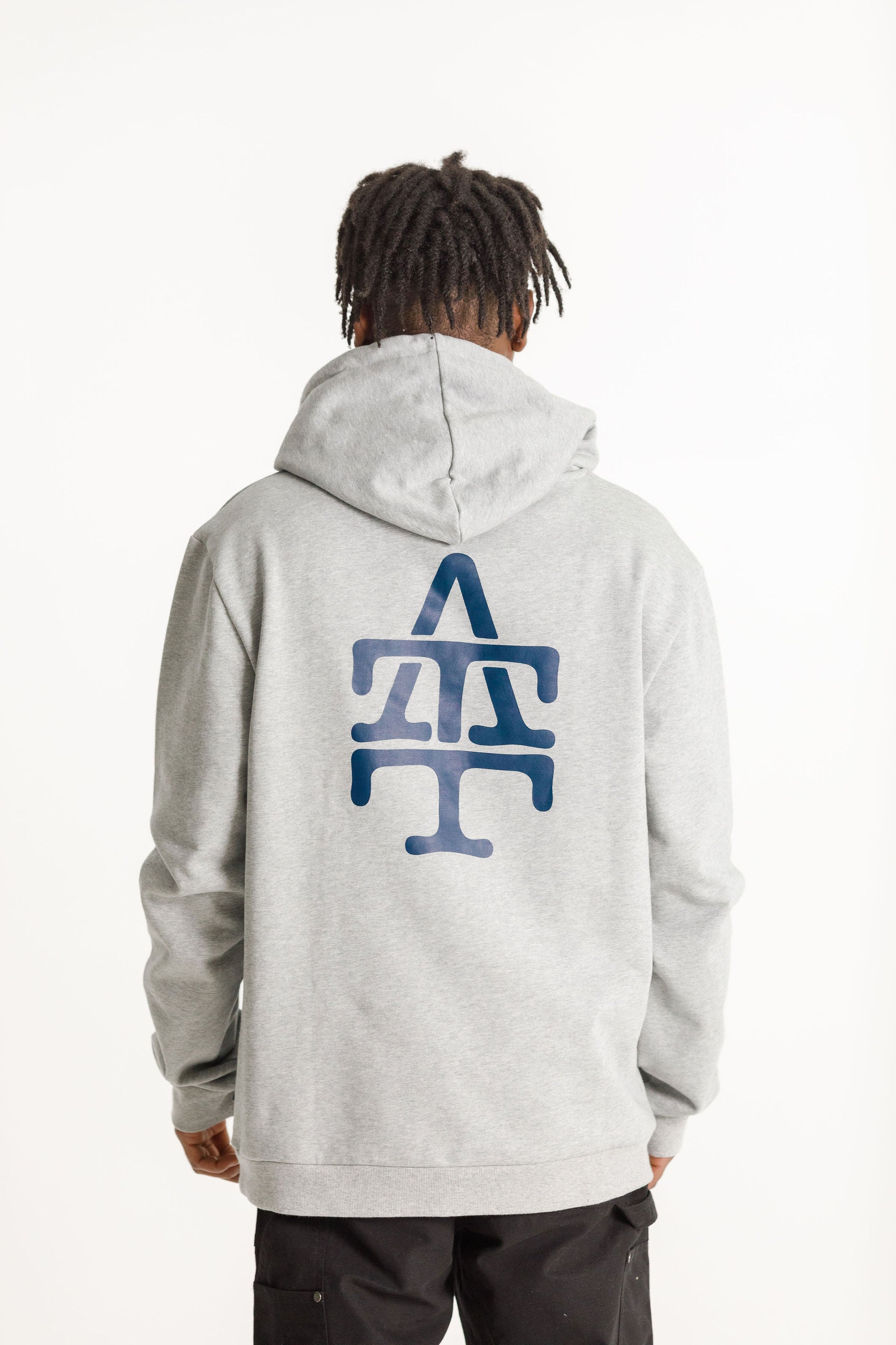 Title Hood - Grey Marle with ATT College Print