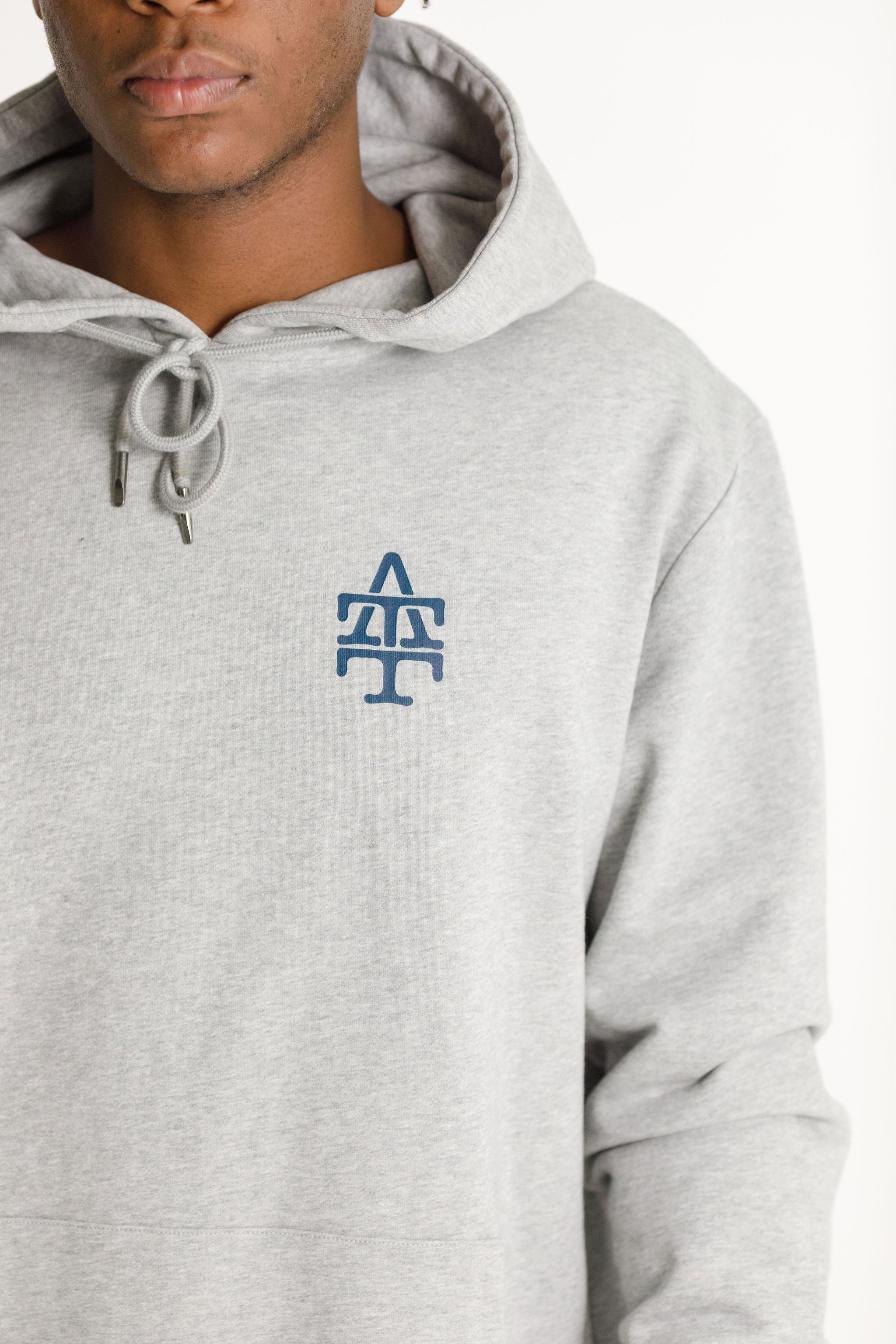 Title Hood - Grey Marle with ATT College Print