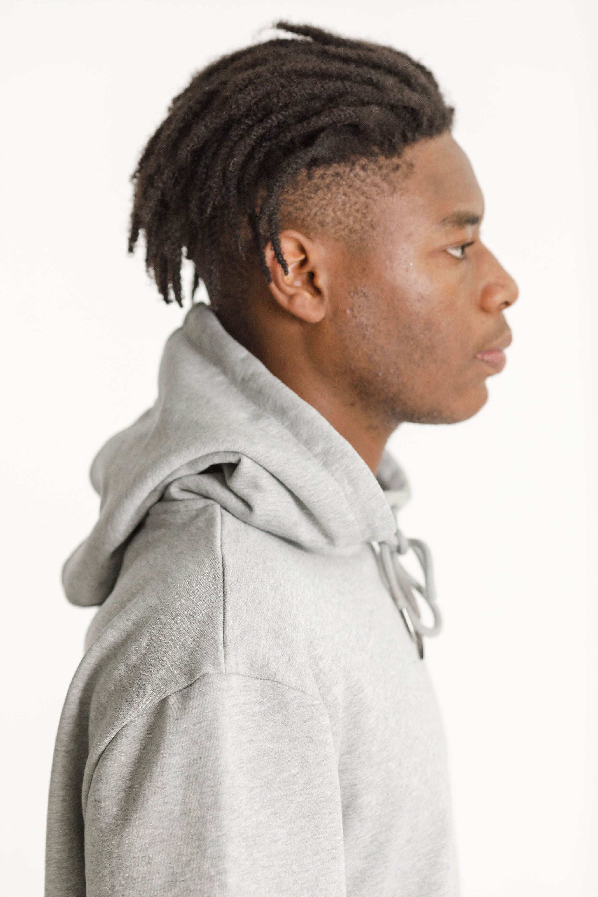 Title Hood - Grey Marle with ATT College Print