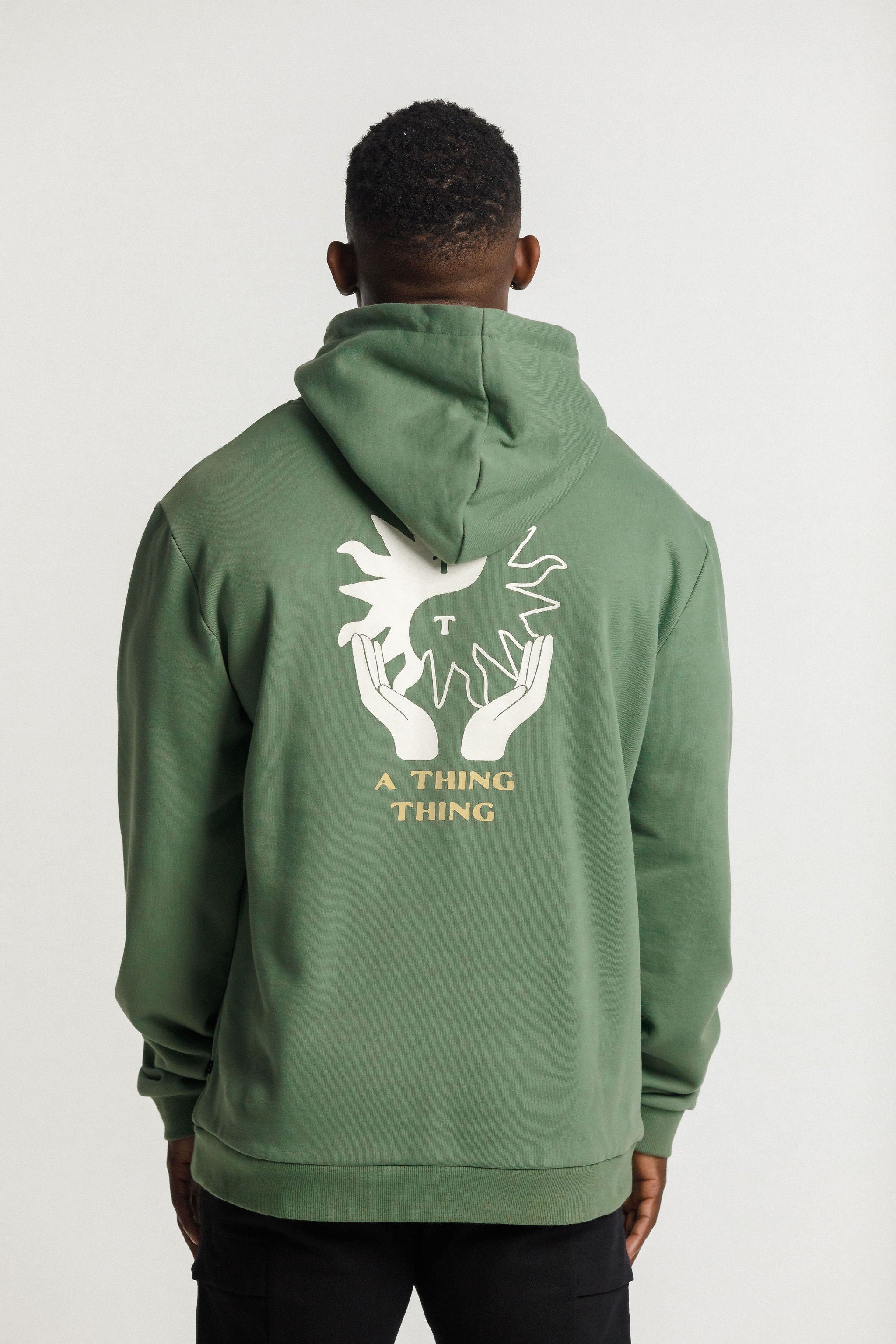 Title Hood - Sale - Dark Ivy with Yang Print