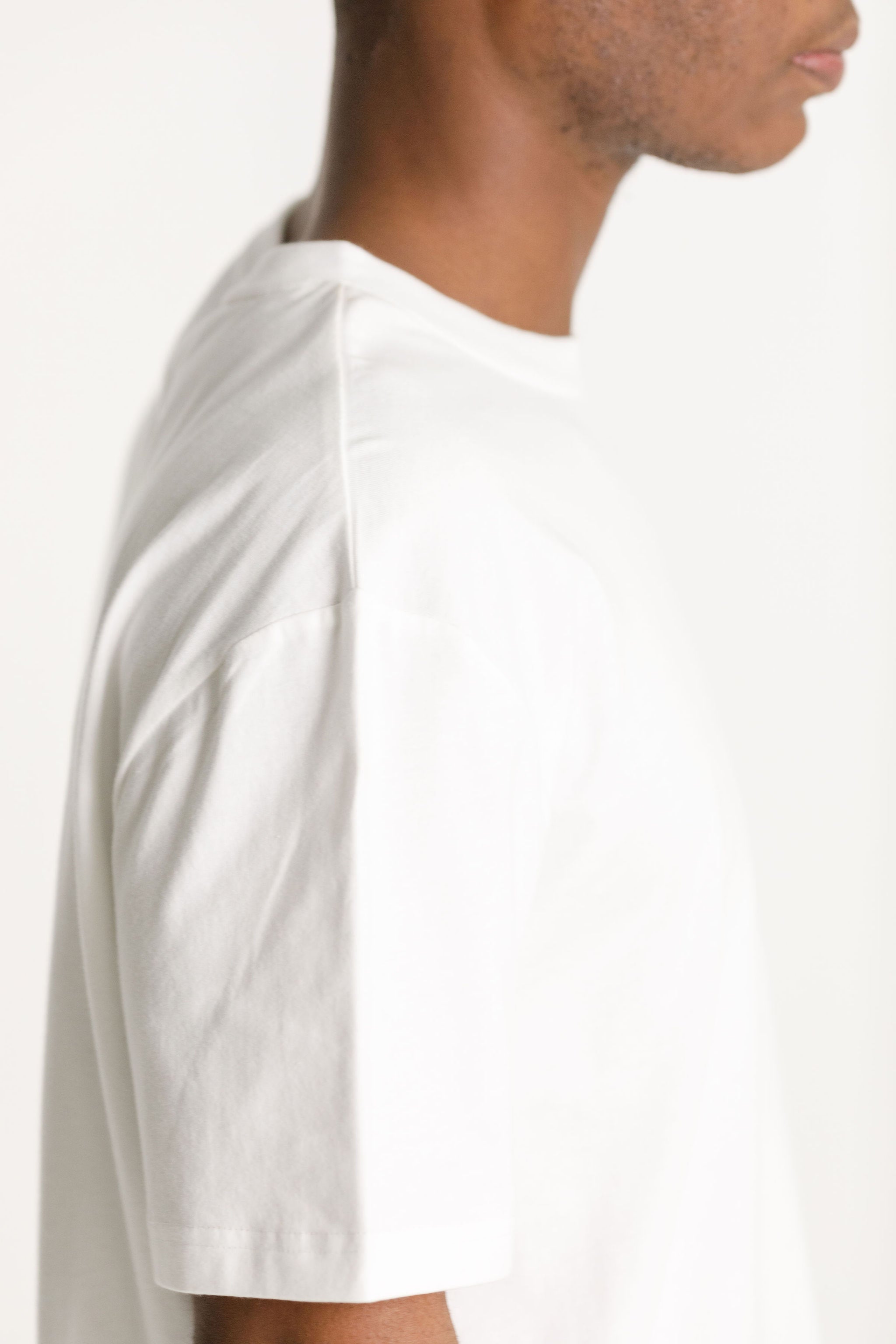 SS Tee - White with ATT College Print