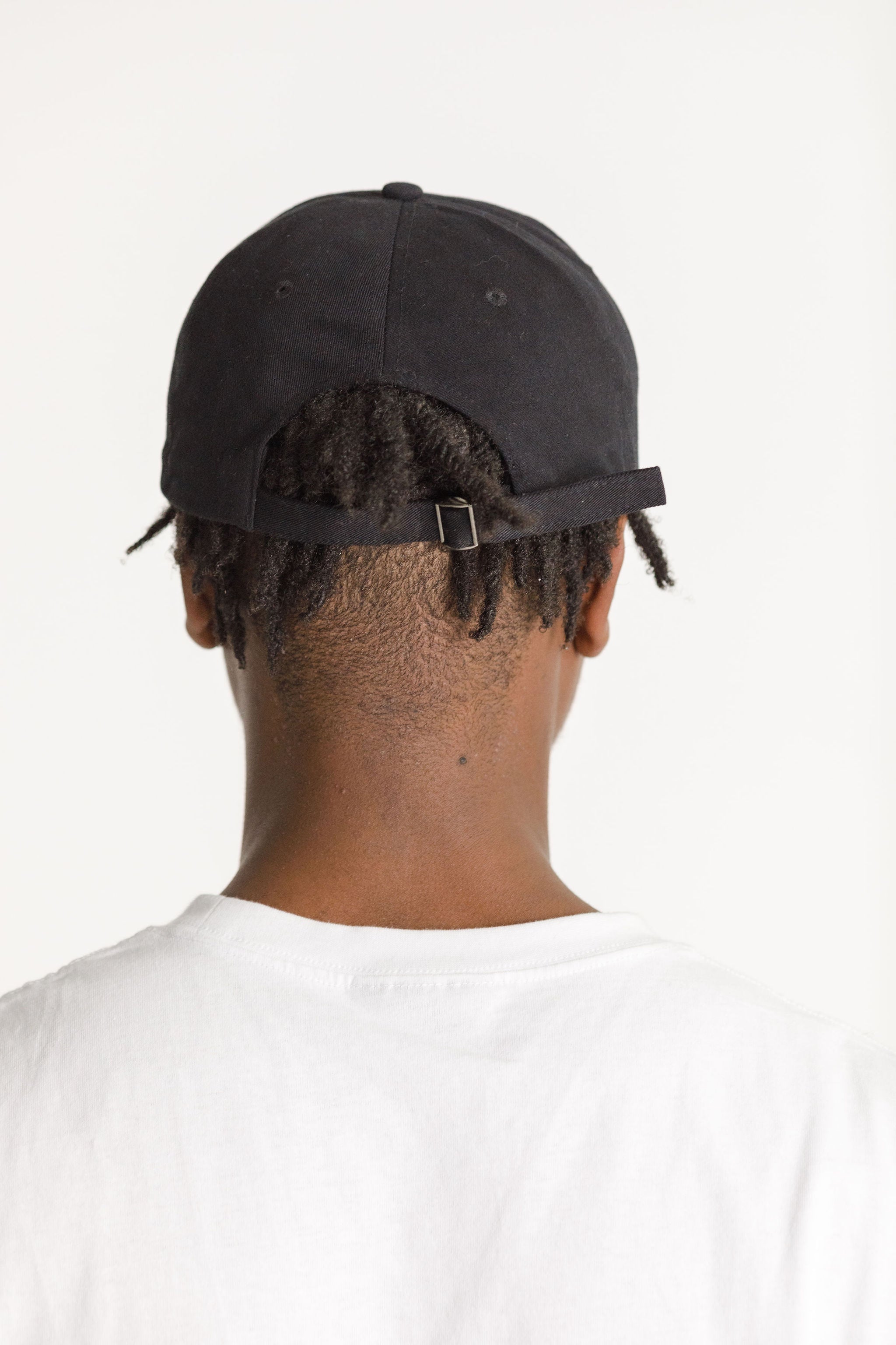Idle Cap - Black With Thing Embroidery