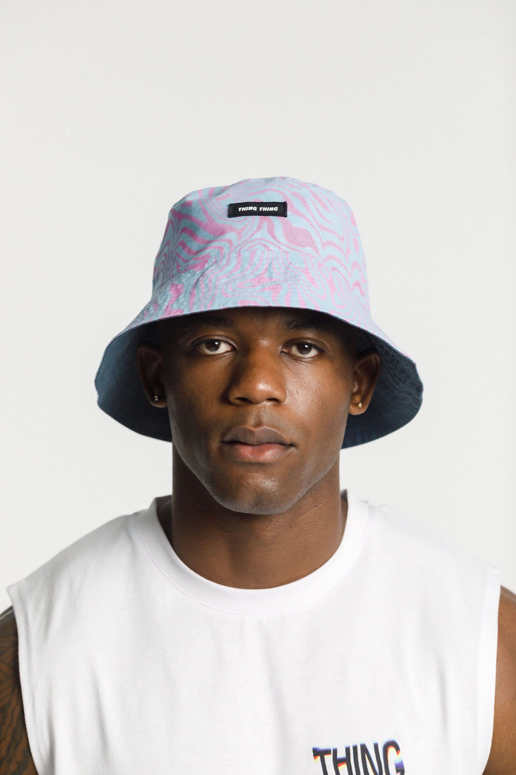 Reversible Bucket Hat - China Blue/Water