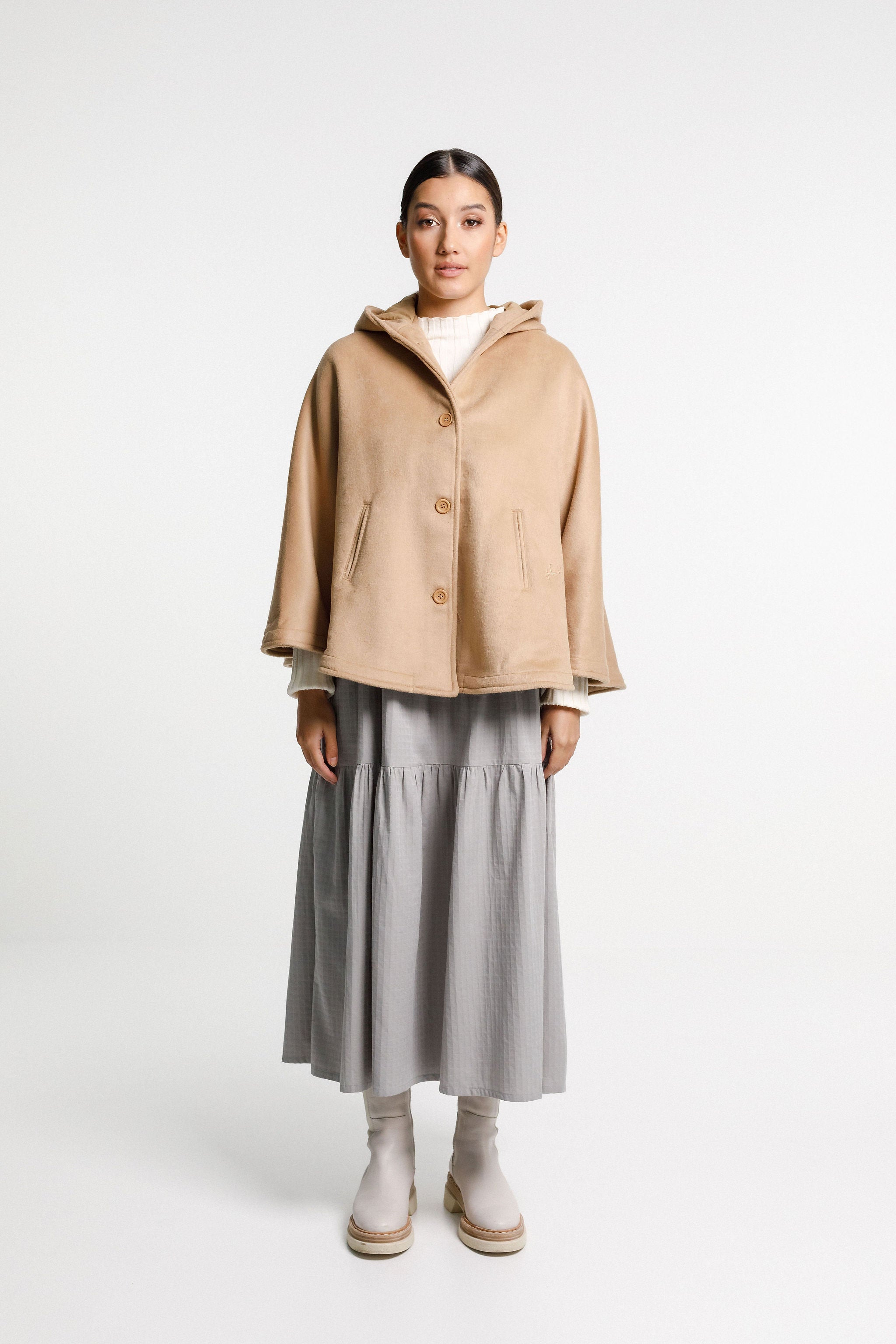 Forever Poncho - Tan