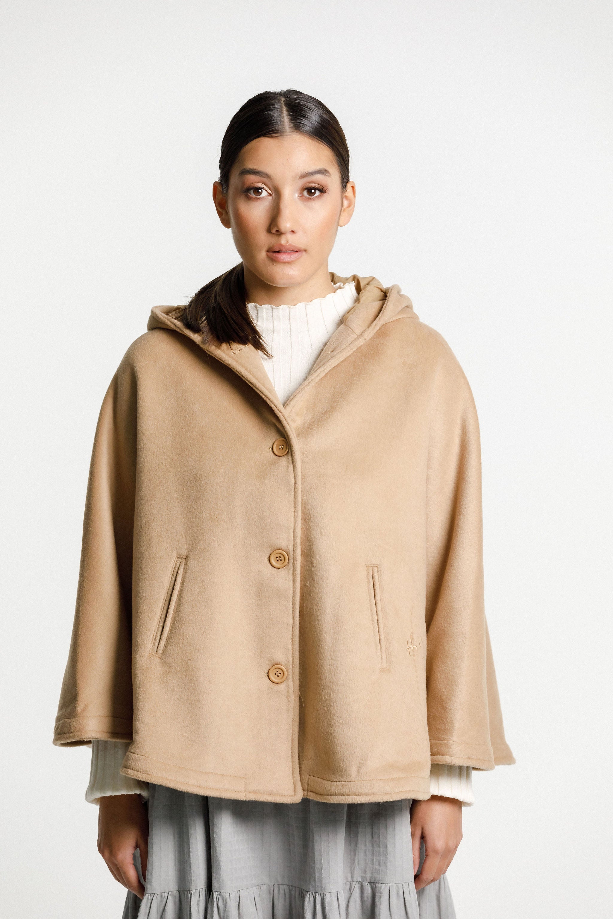Forever Poncho - Tan
