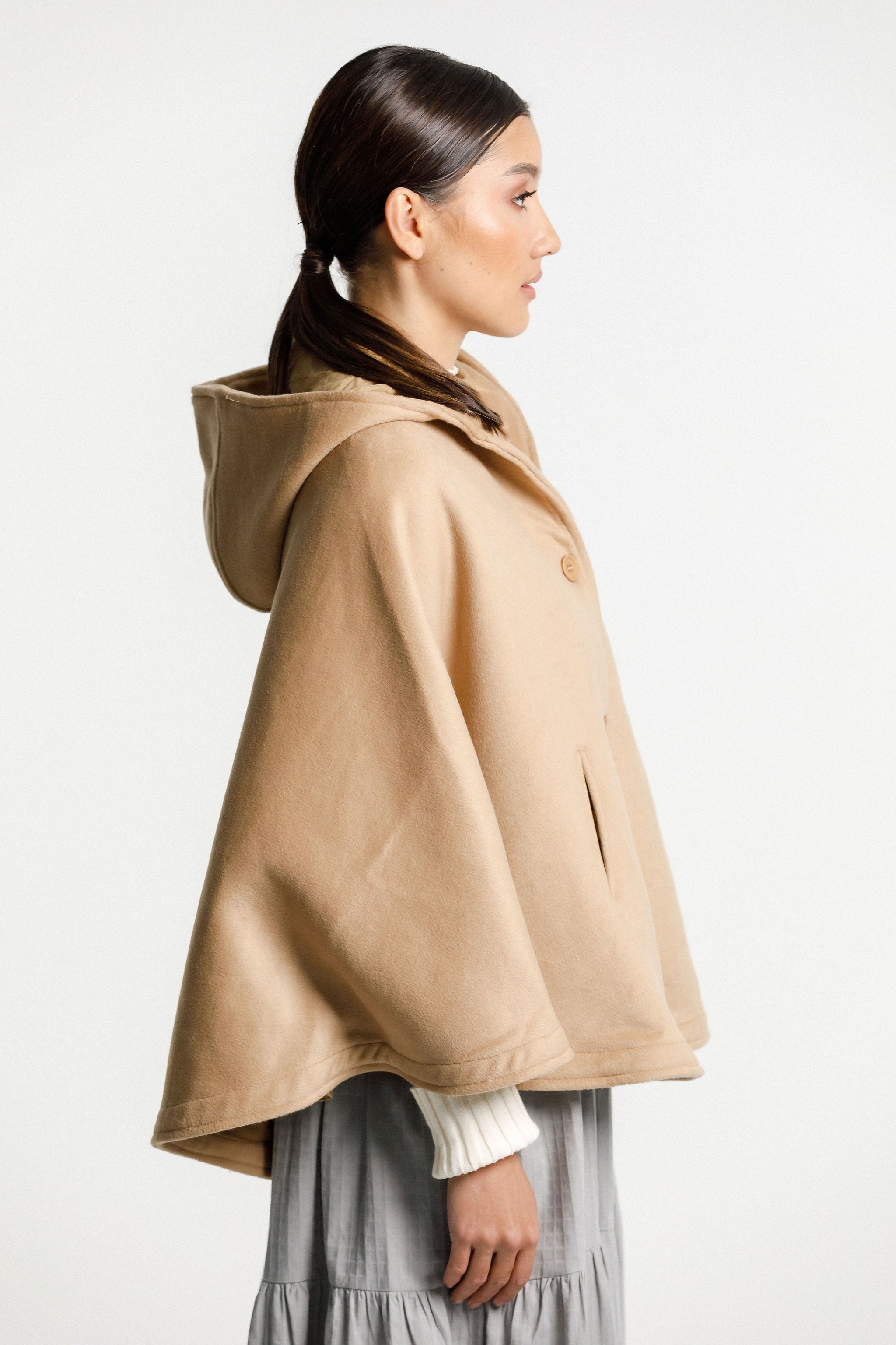 Forever Poncho - Tan